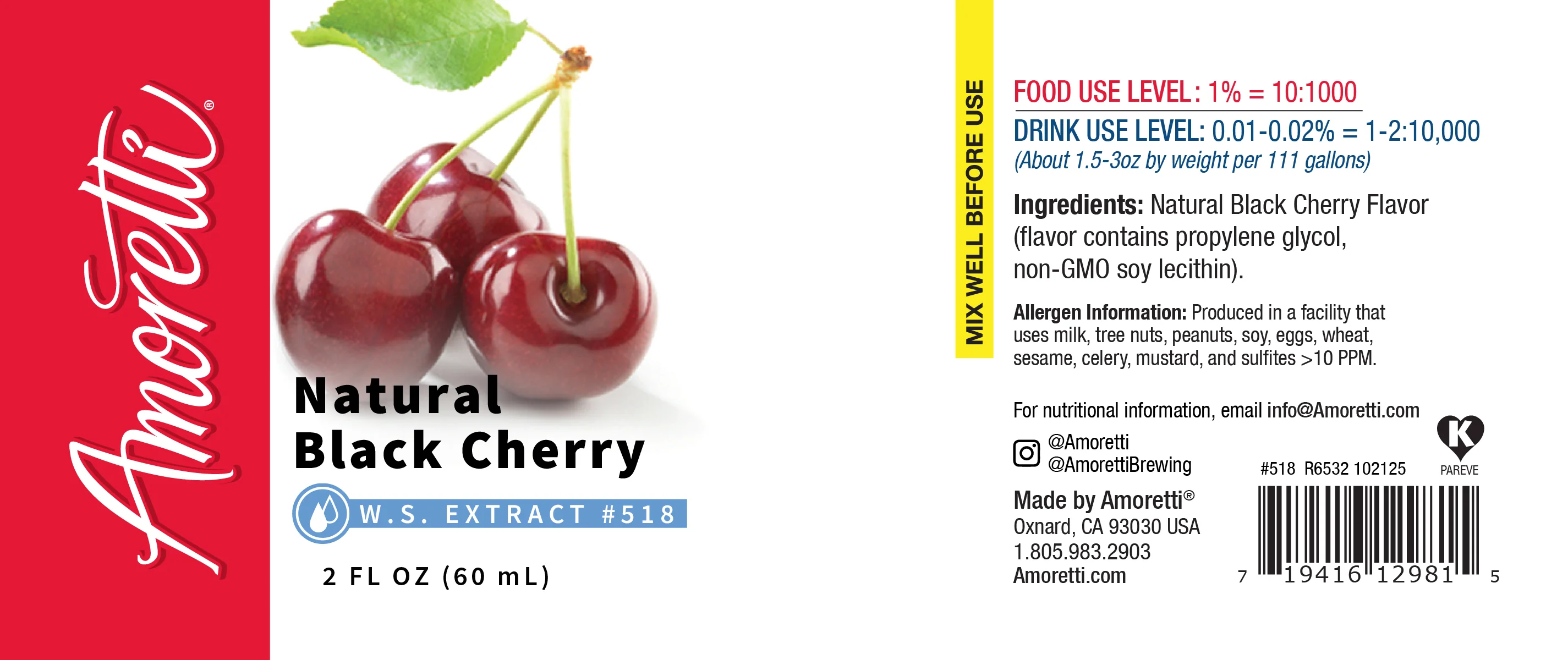Natural Black Cherry Extract Water Soluble - Image 2