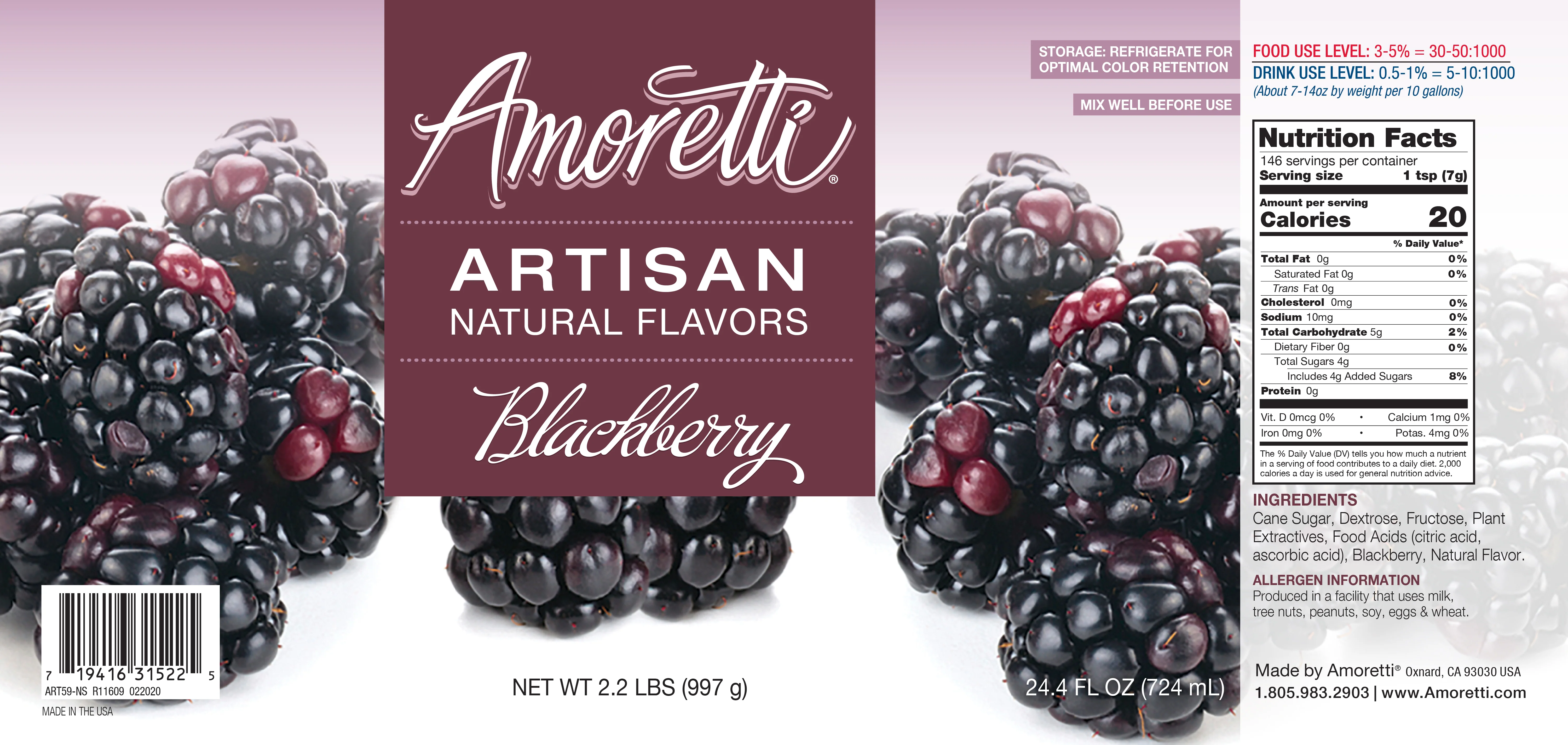 Natural Blackberry Artisan Flavor - Image 2