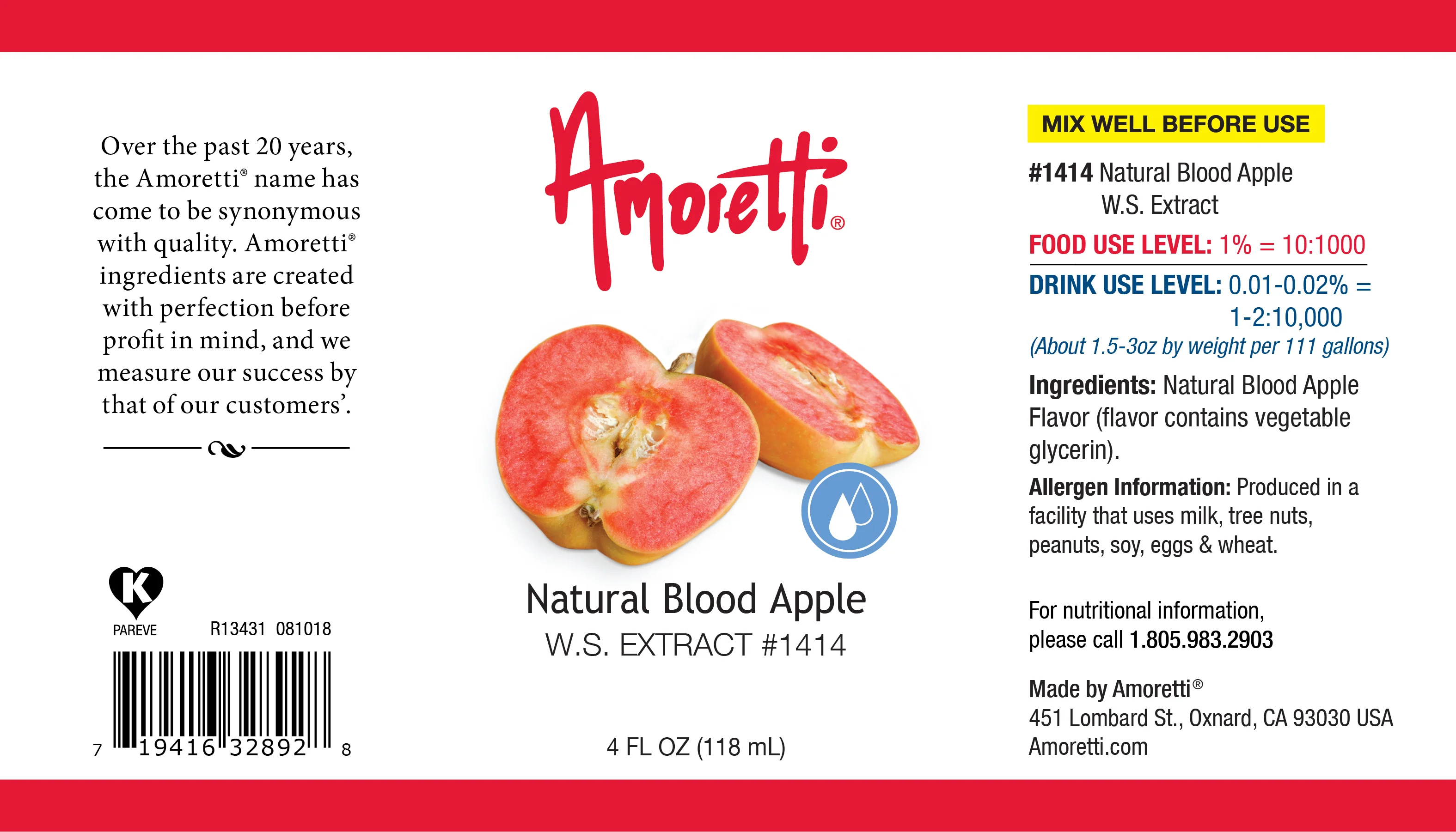 Natural Blood Apple Extract Water Soluble - Image 2