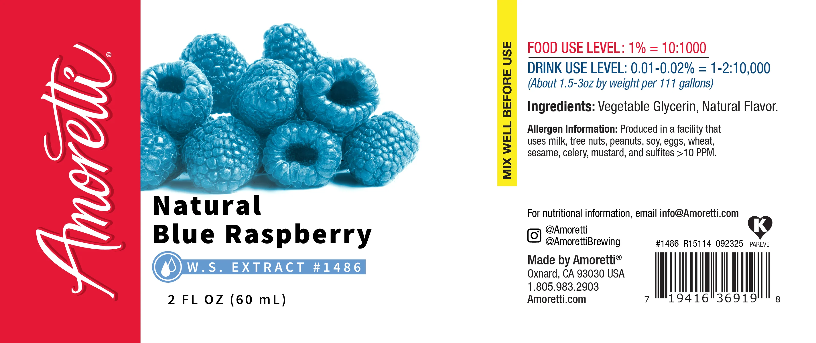 Natural Blue Raspberry Extract Water Soluble - Image 2