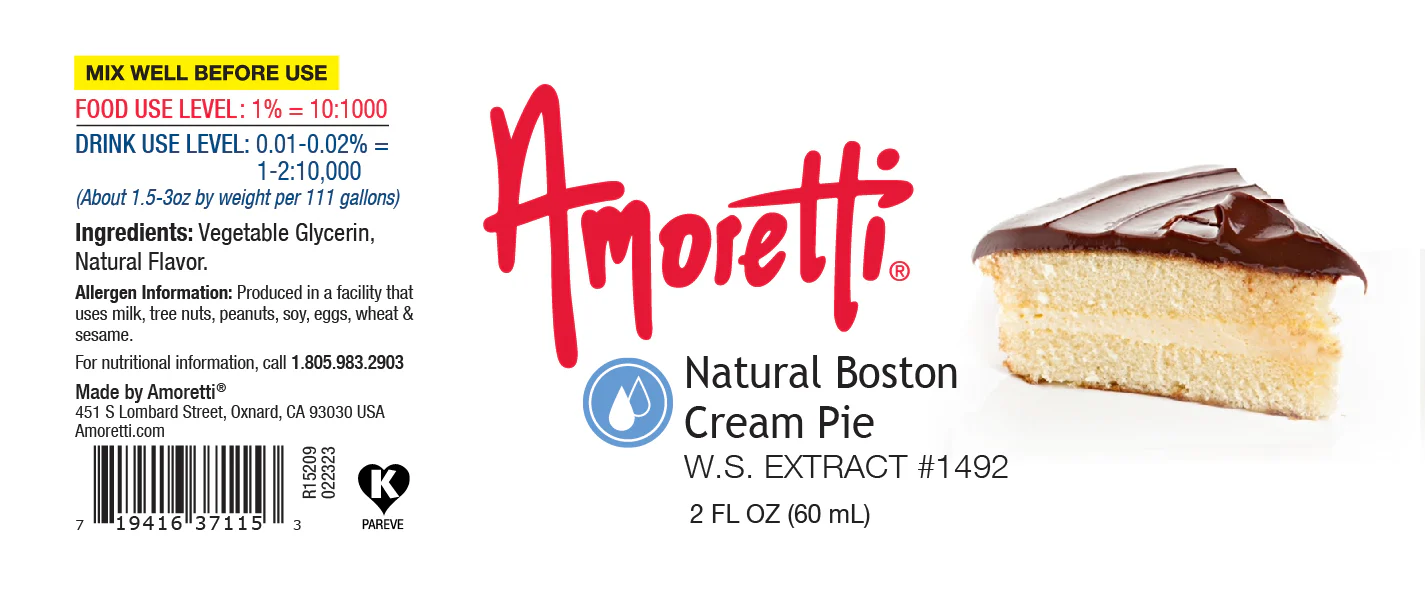 Natural Boston Cream Pie Extract Water Soluble - Image 2