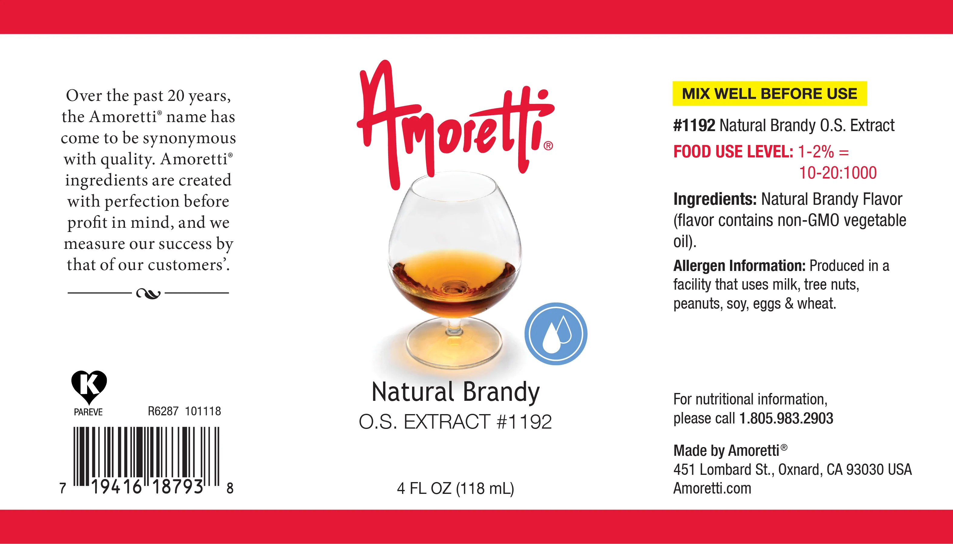 Natural Brandy Extract Oil Soluble - Image 2