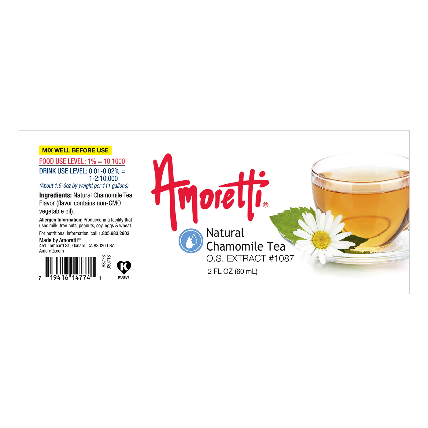 Natural Chamomile Tea Extract Oil Soluble - Image 2