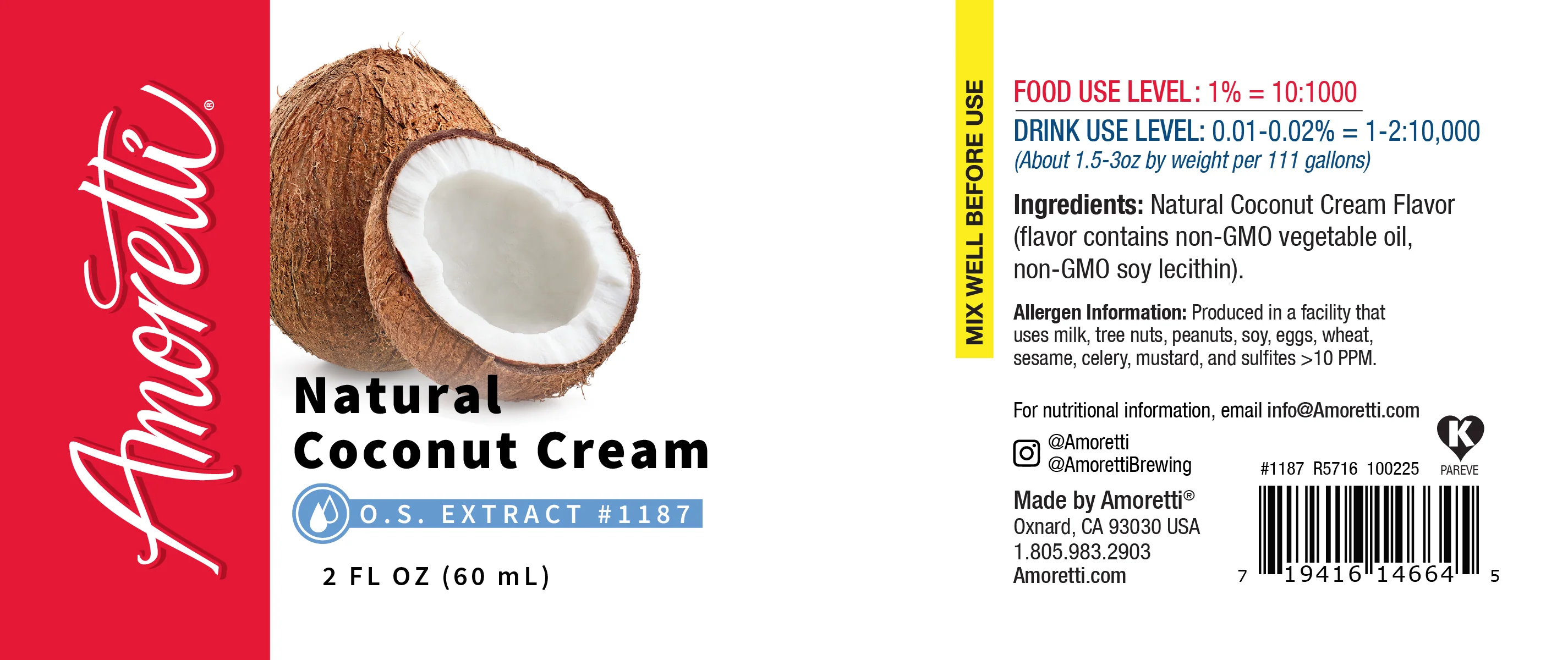 Natural Coconut Cream Extract Oil Soluble - Image 2