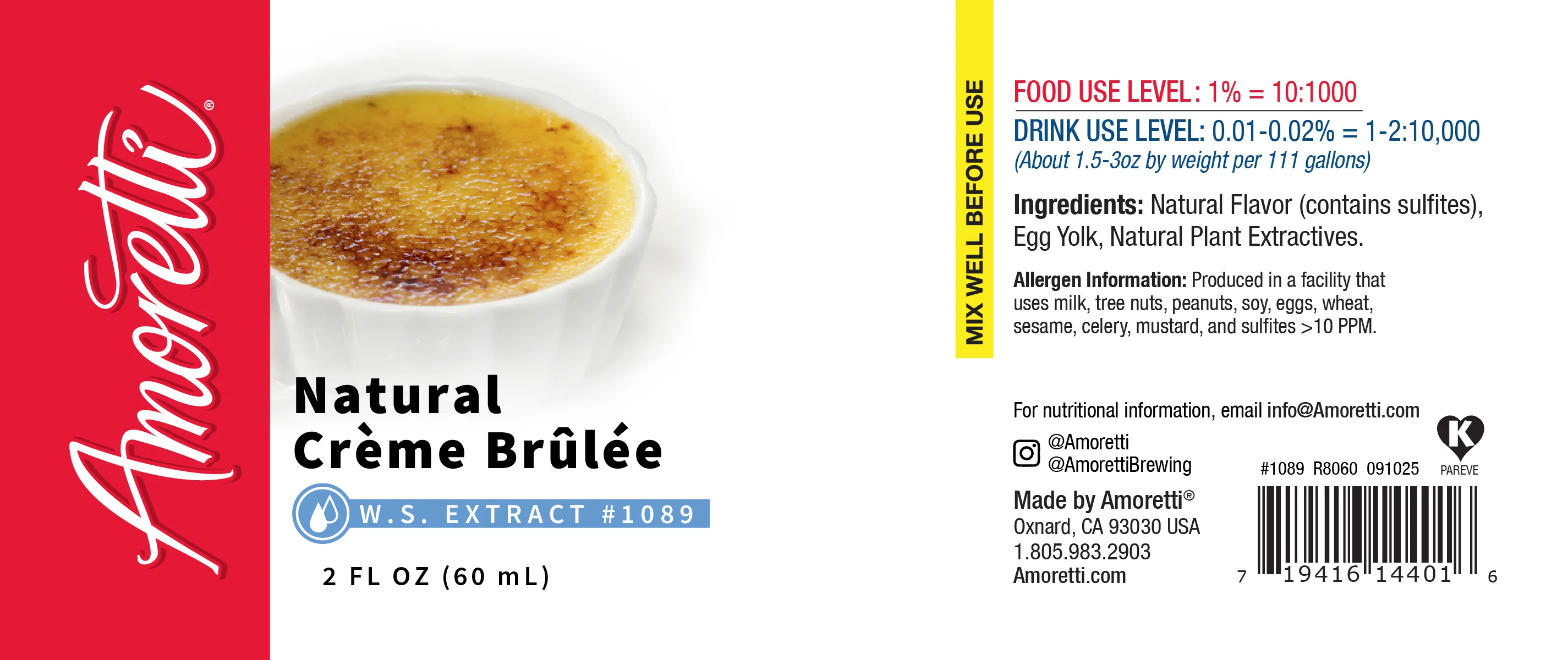 Natural Creme Brulee Extract Water Soluble - Image 2