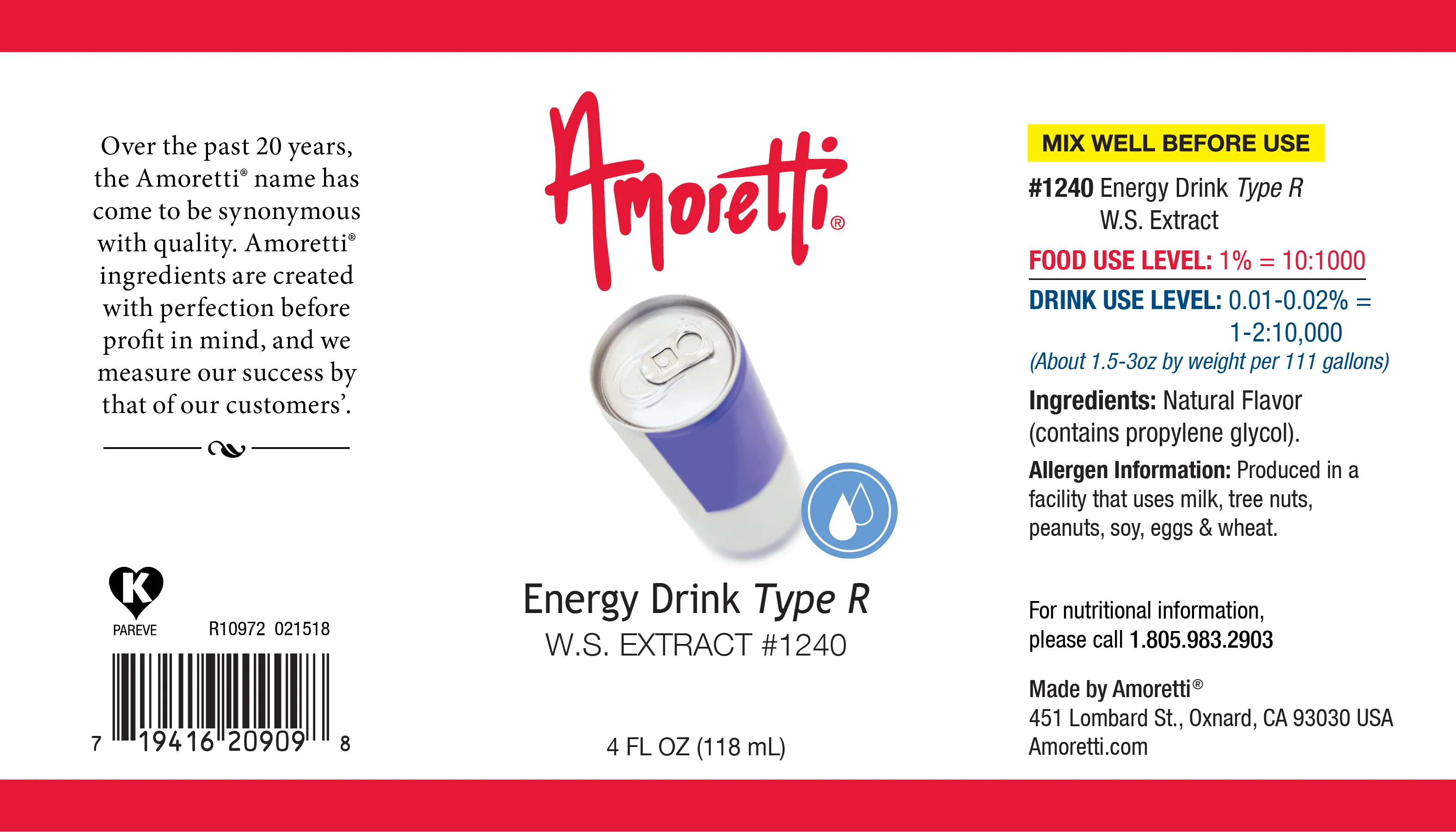 Natural Energy Drink Type R Extract Water Soluble - Image 2