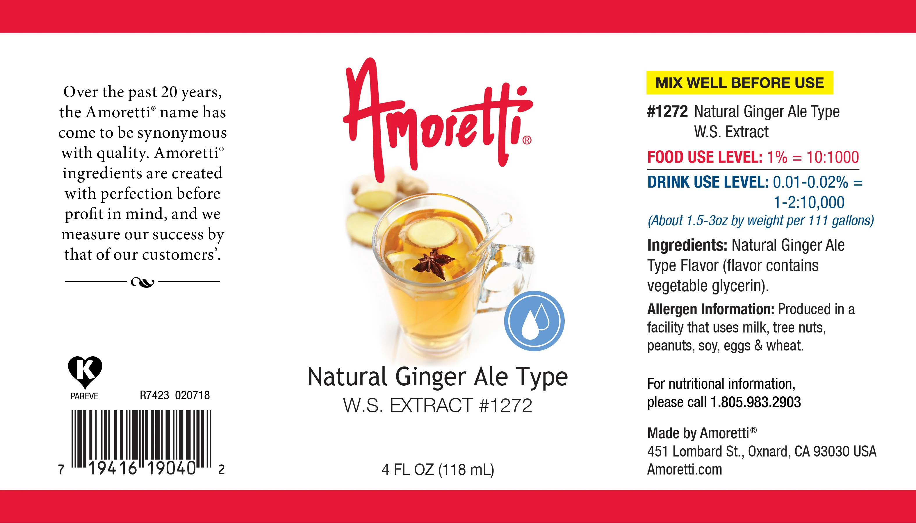 Natural Ginger Ale Type Extract Water Soluble - Image 2