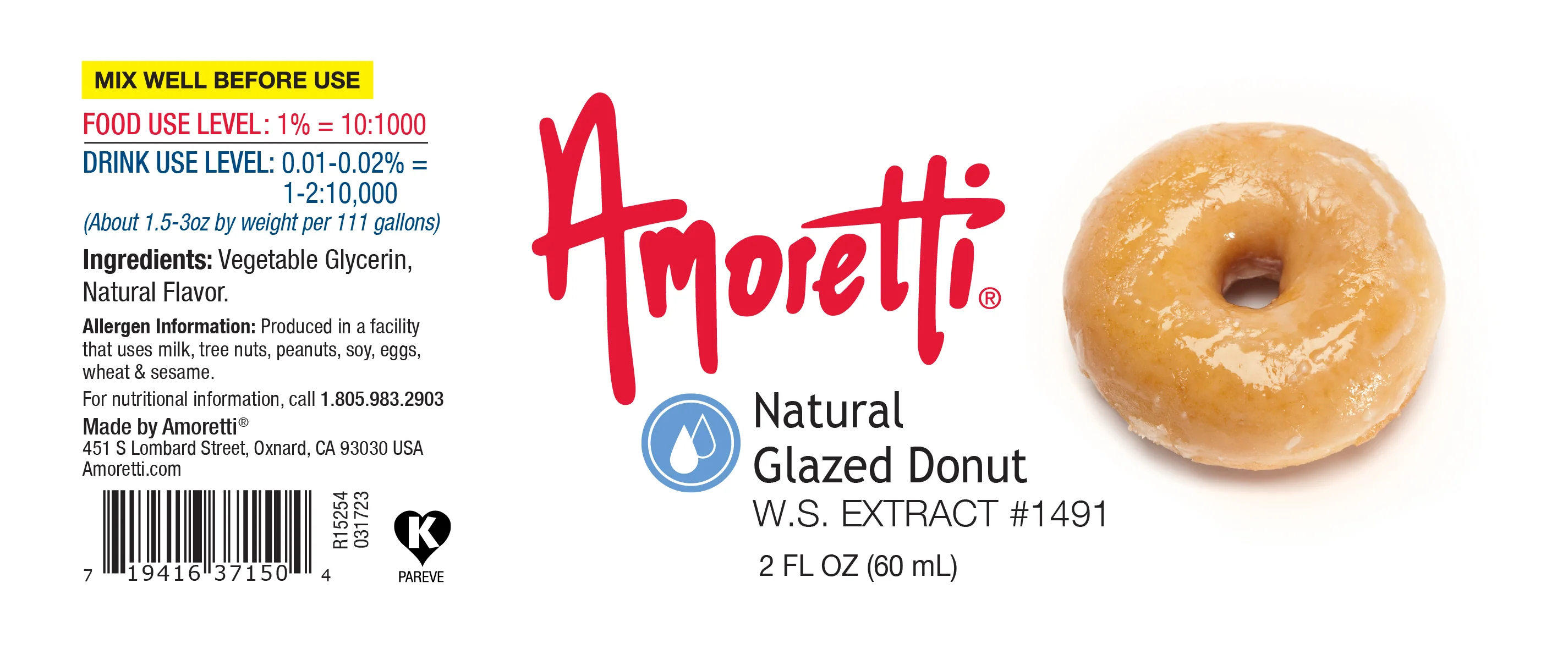 Natural Glazed Donut Extract Water Soluble - Image 2
