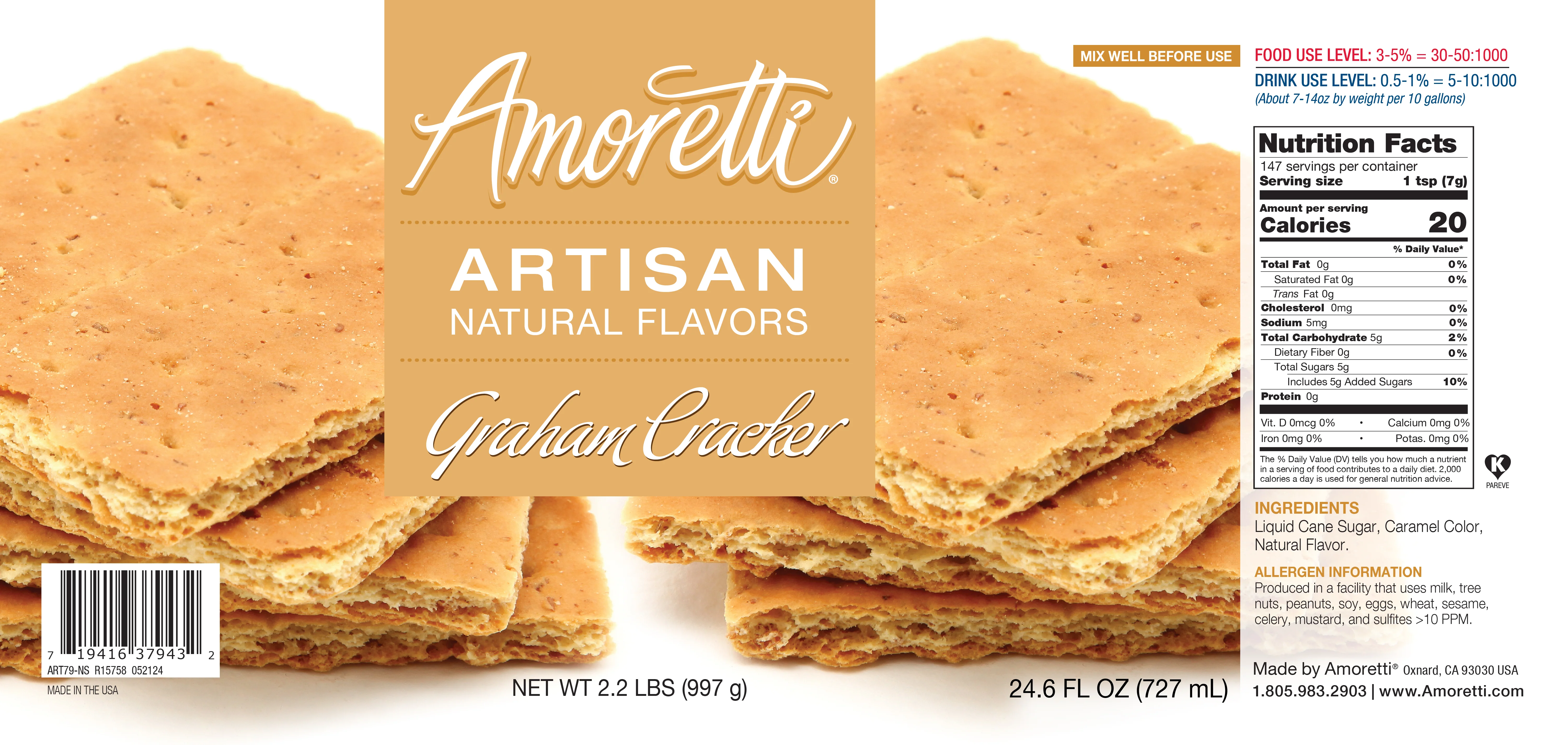 Natural Graham Cracker Artisan Flavor - Image 2