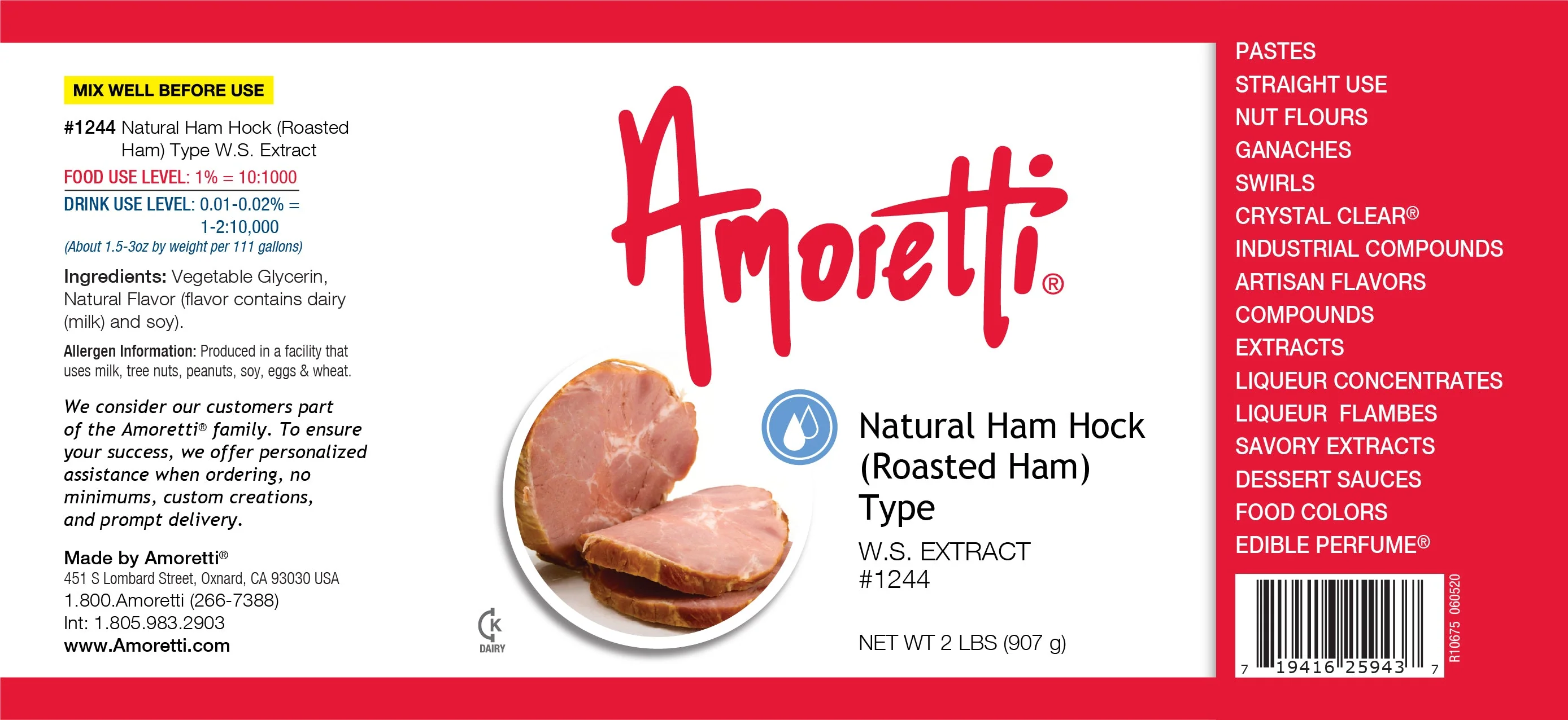 Natural Ham Hock (Roasted Ham) Type Extract Water Soluble - Image 2