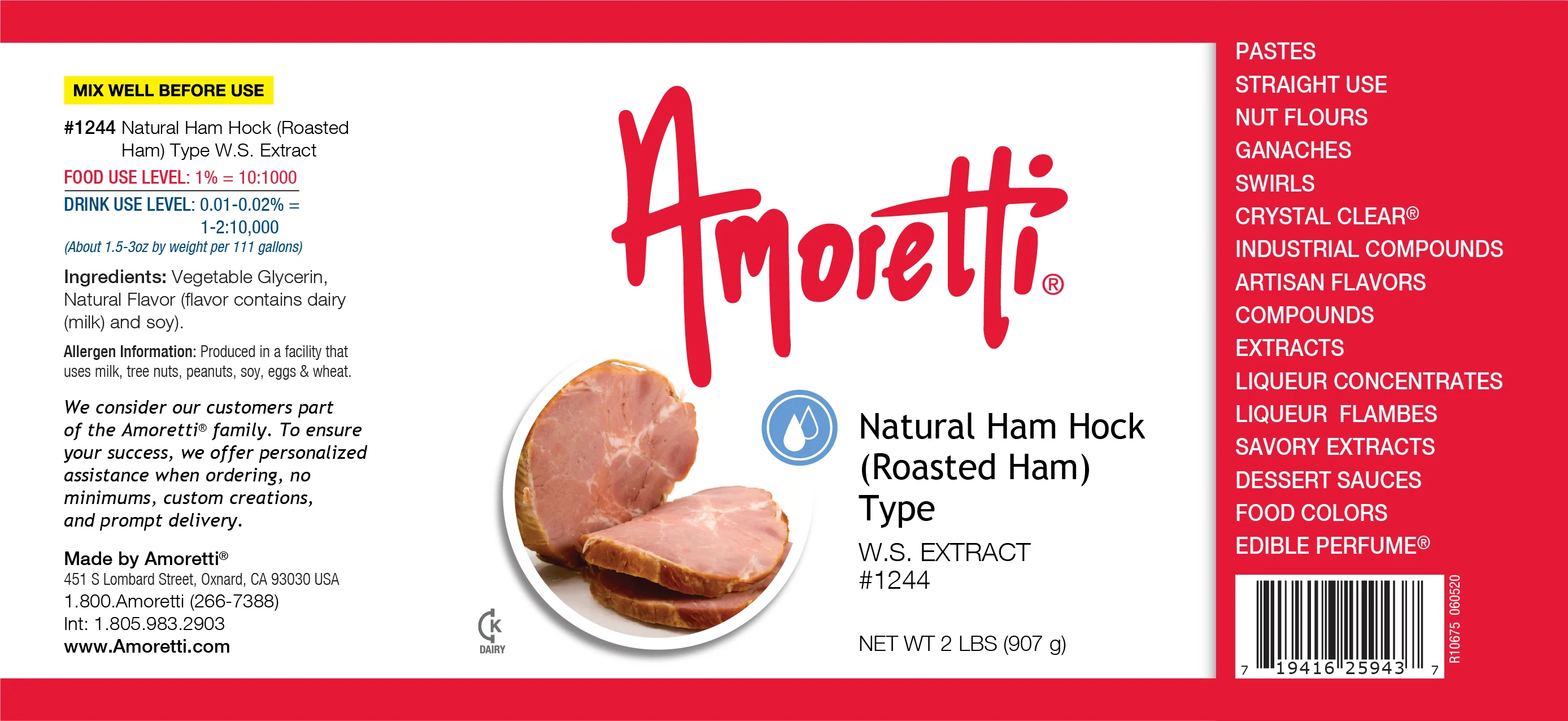Natural Ham Hock (Roasted Ham) Type Extract Water Soluble - Image 2