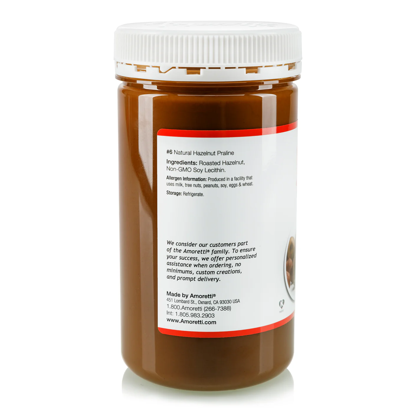 Natural Hazelnut Praline Butter - (no sugar added) - Image 2