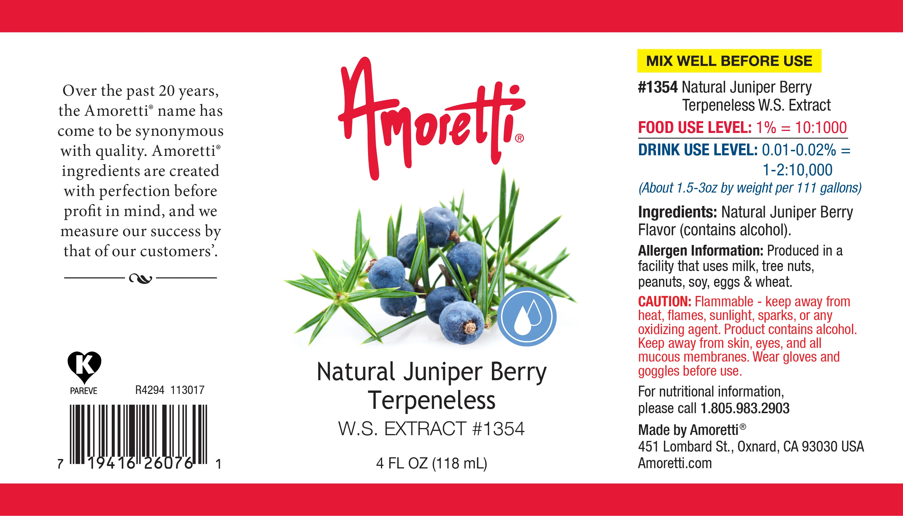 Natural Juniper Berry Terpeneless Extract Water Soluble - Image 2