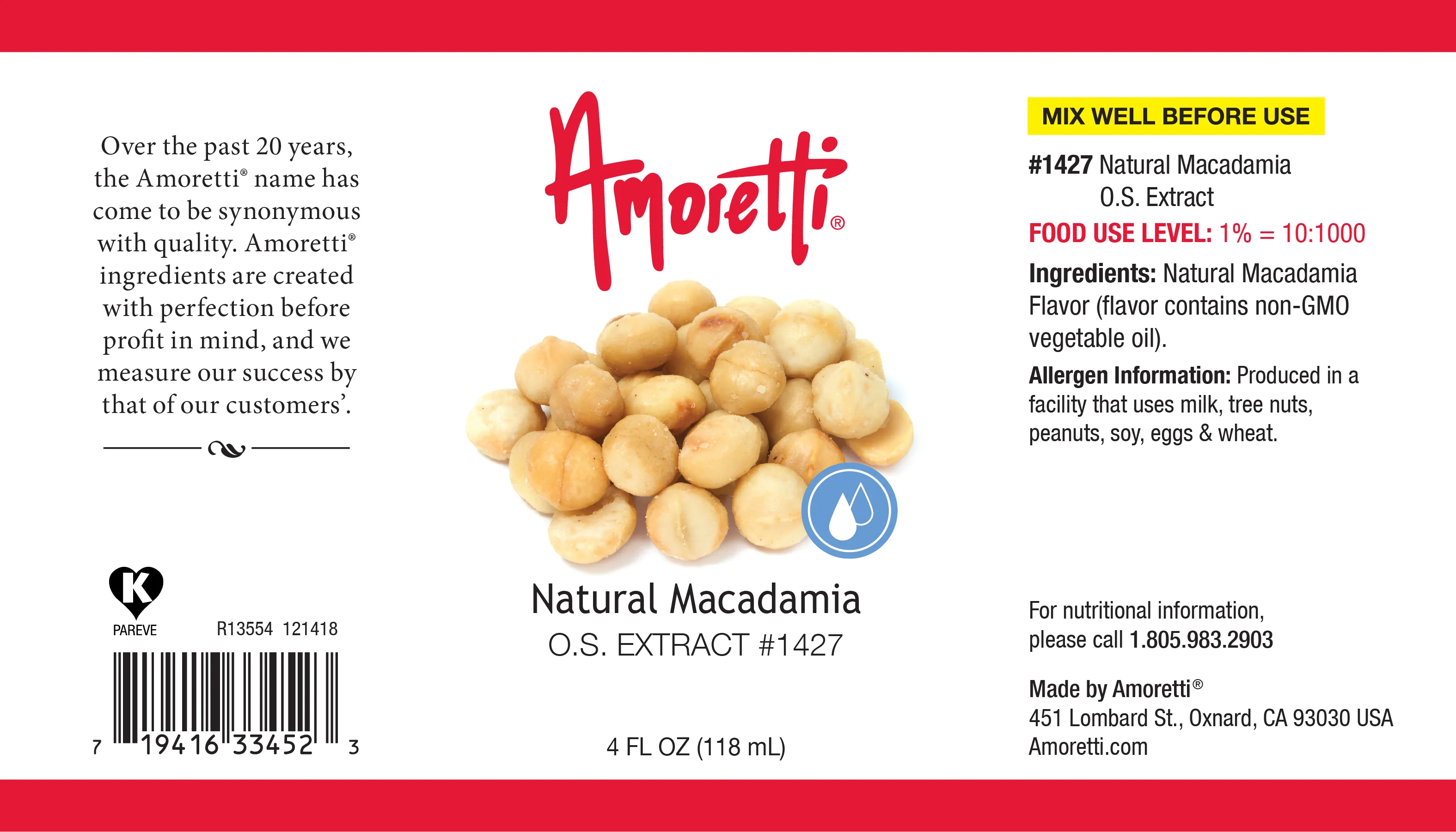 Natural Macadamia Extract Oil Soluble - Image 2