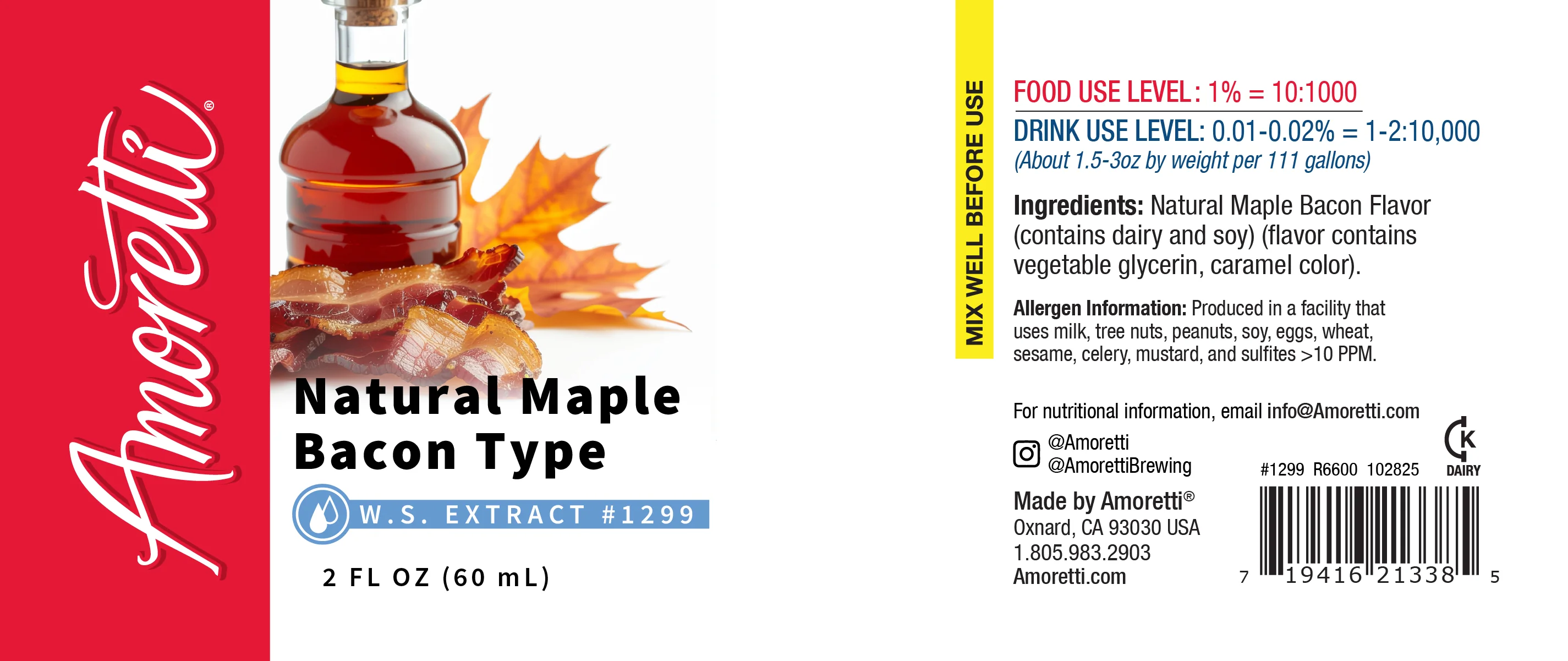 Natural Maple Bacon Type Extract Water Soluble - Image 2