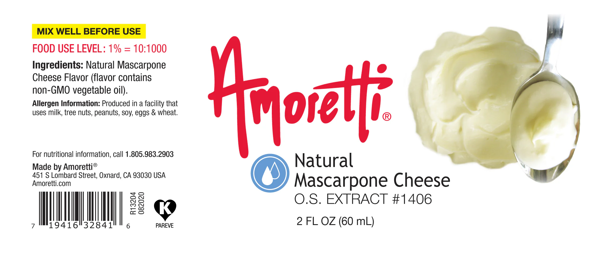 Natural Mascarpone Cheese Extract Oil Soluble - Image 2