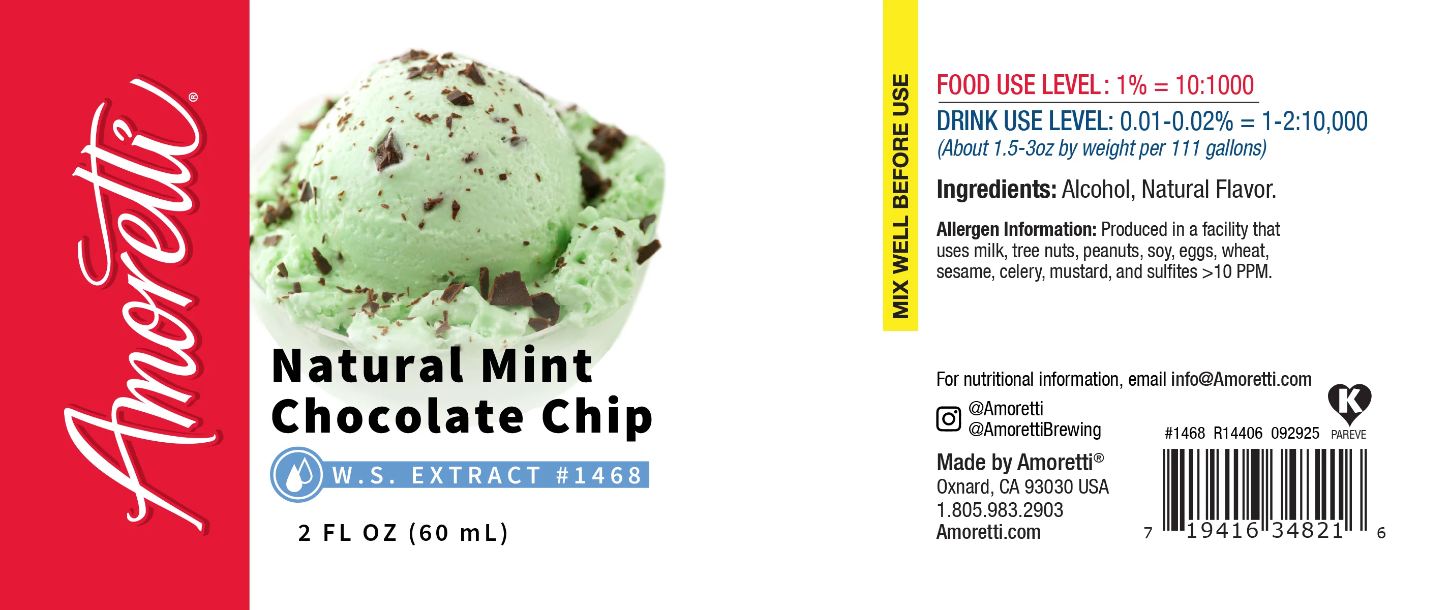 Natural Mint Chocolate Chip Extract Water Soluble - Image 2