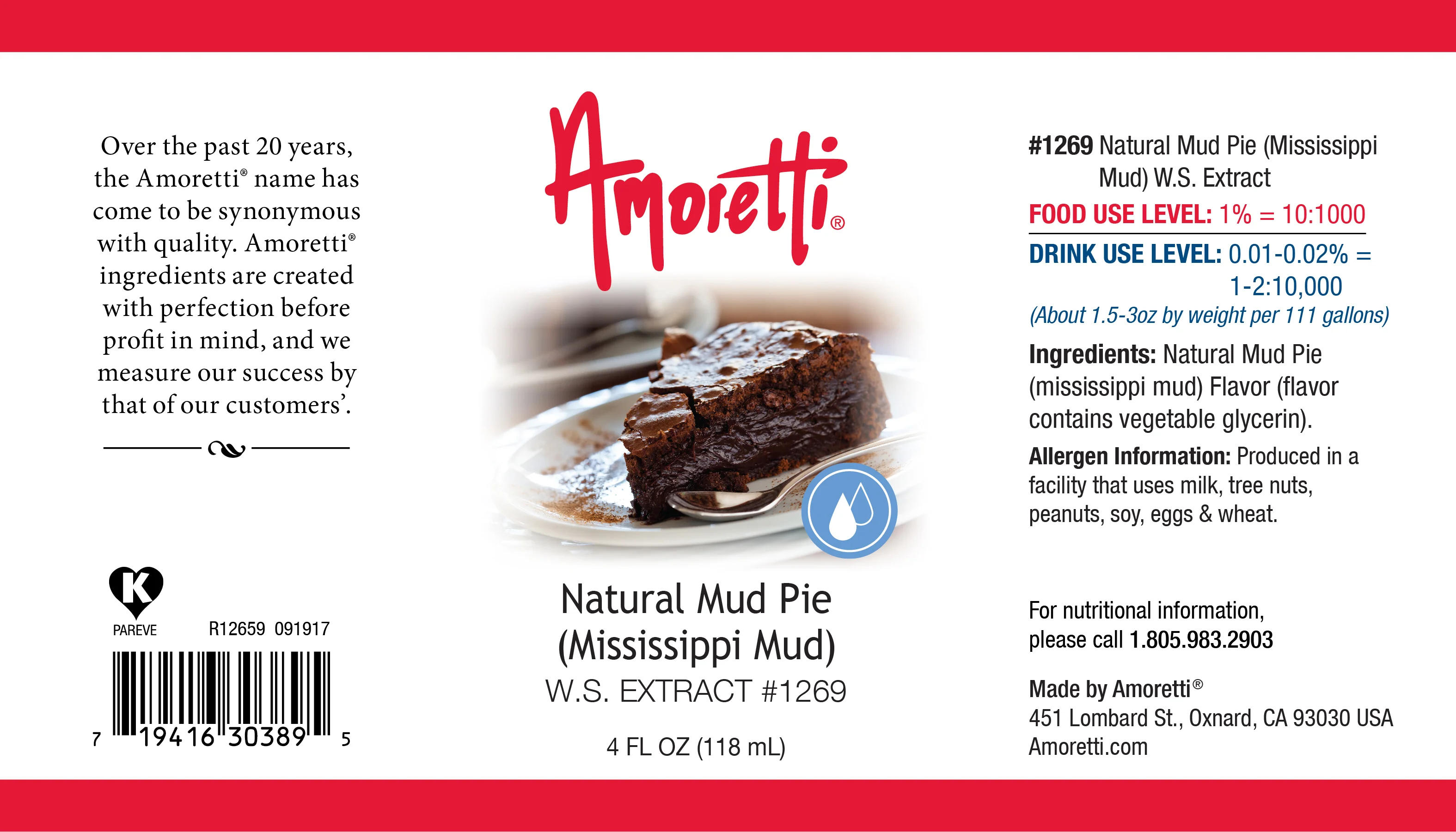 Natural Mud Pie (Mississippi Mud) Extract Water Soluble - Image 2