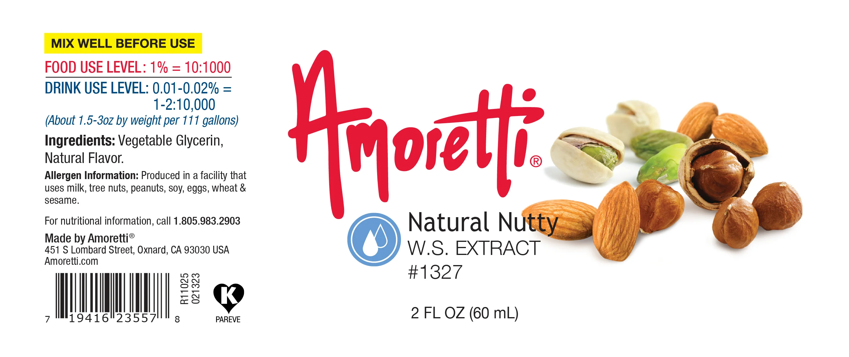 Natural Nutty Extract Water Soluble - Image 2