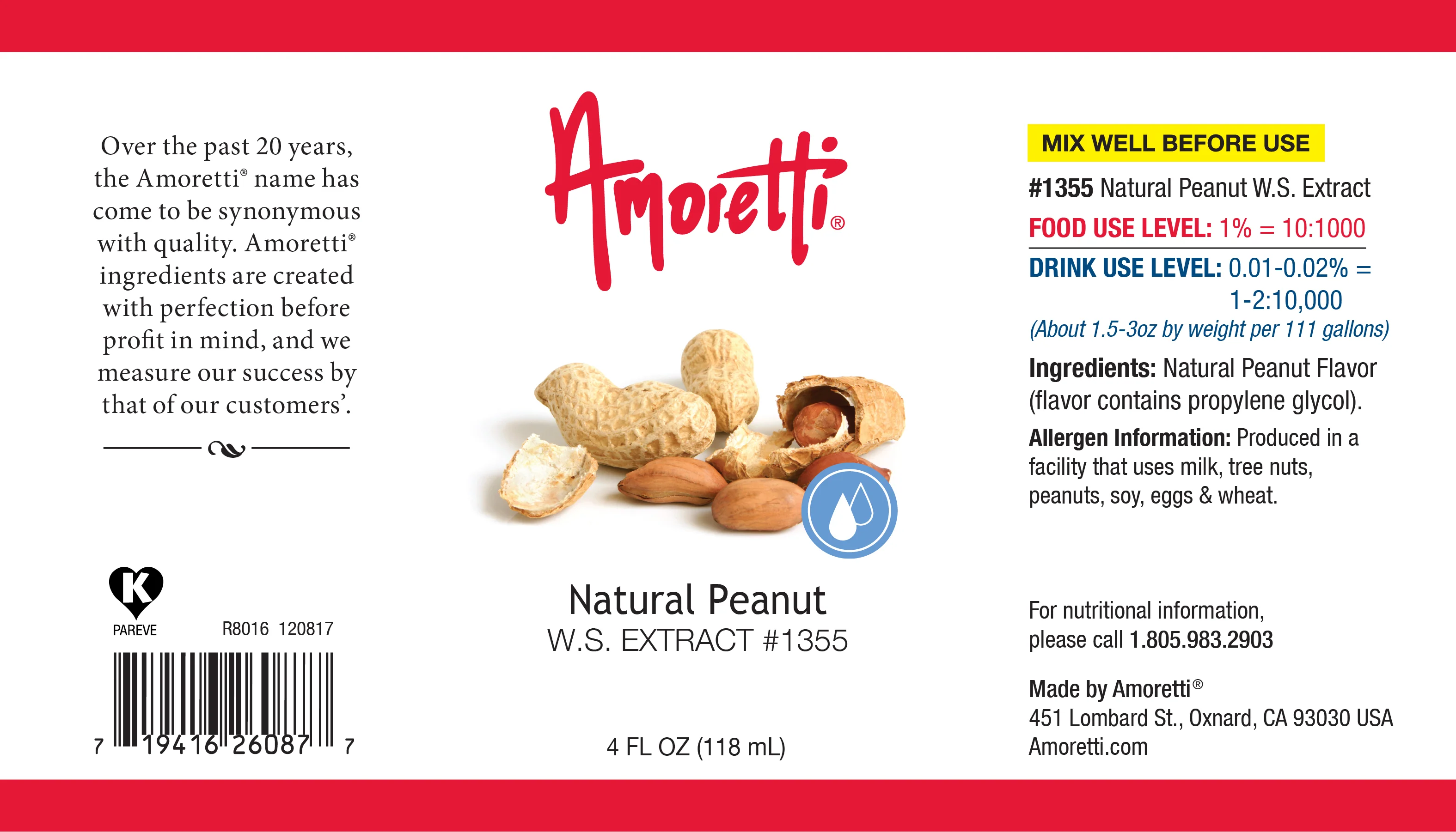Natural Peanut Extract Water Soluble - Image 2