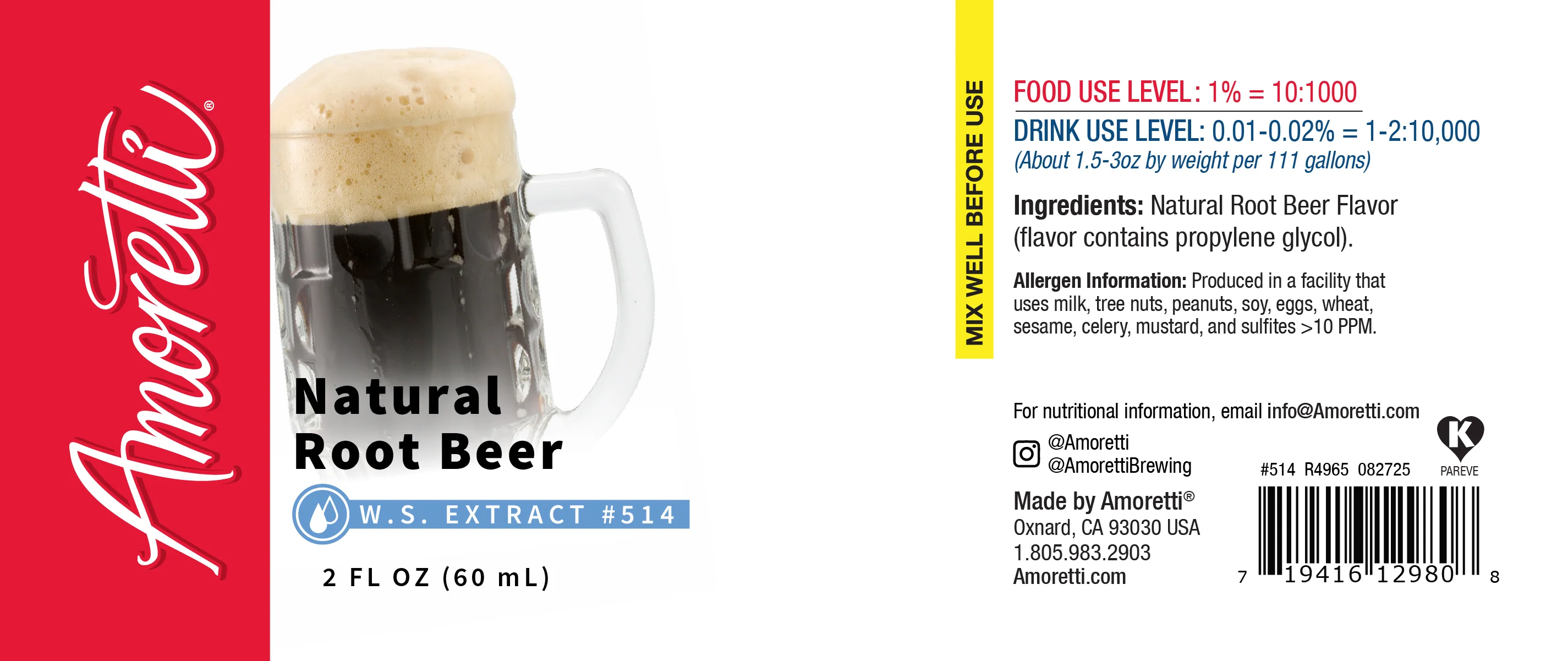 Natural Root Beer Extract Water Soluble - Image 2