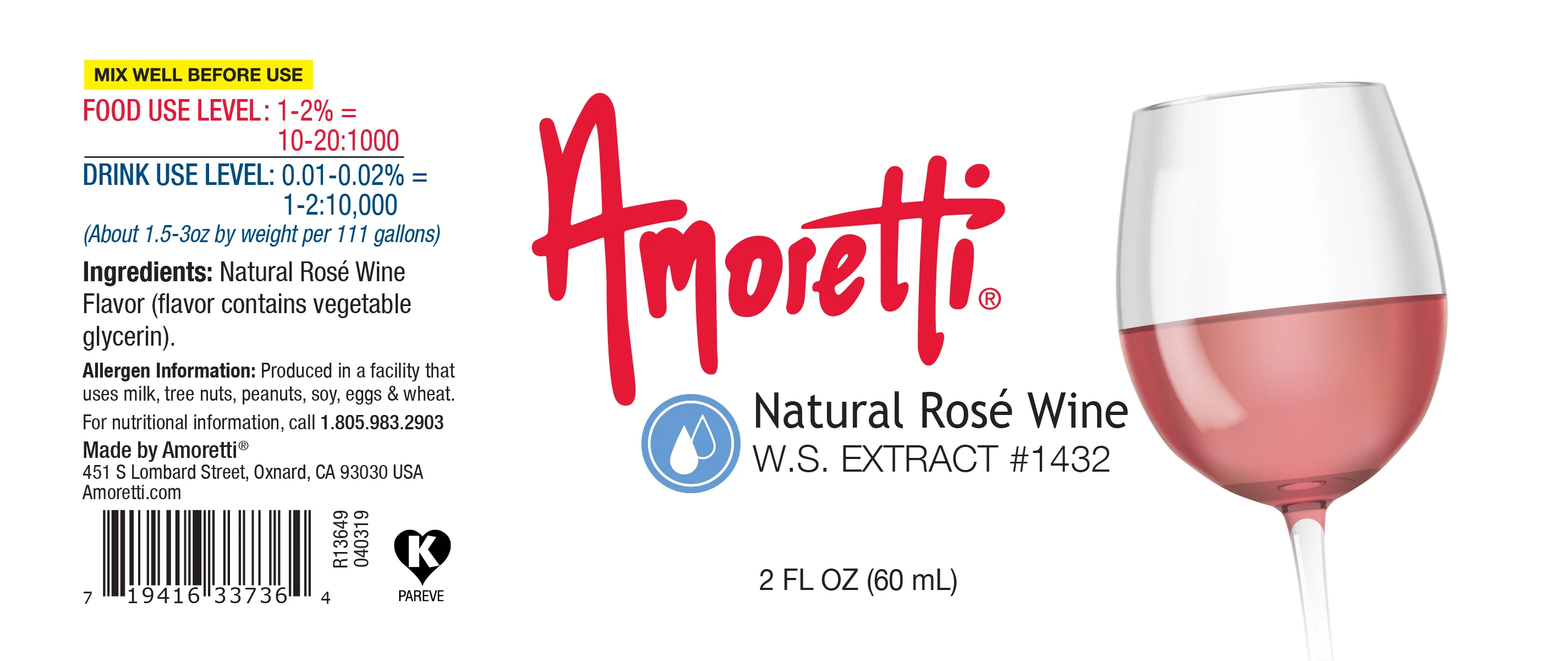 Natural Rosé Wine Extract Water Soluble - Image 2