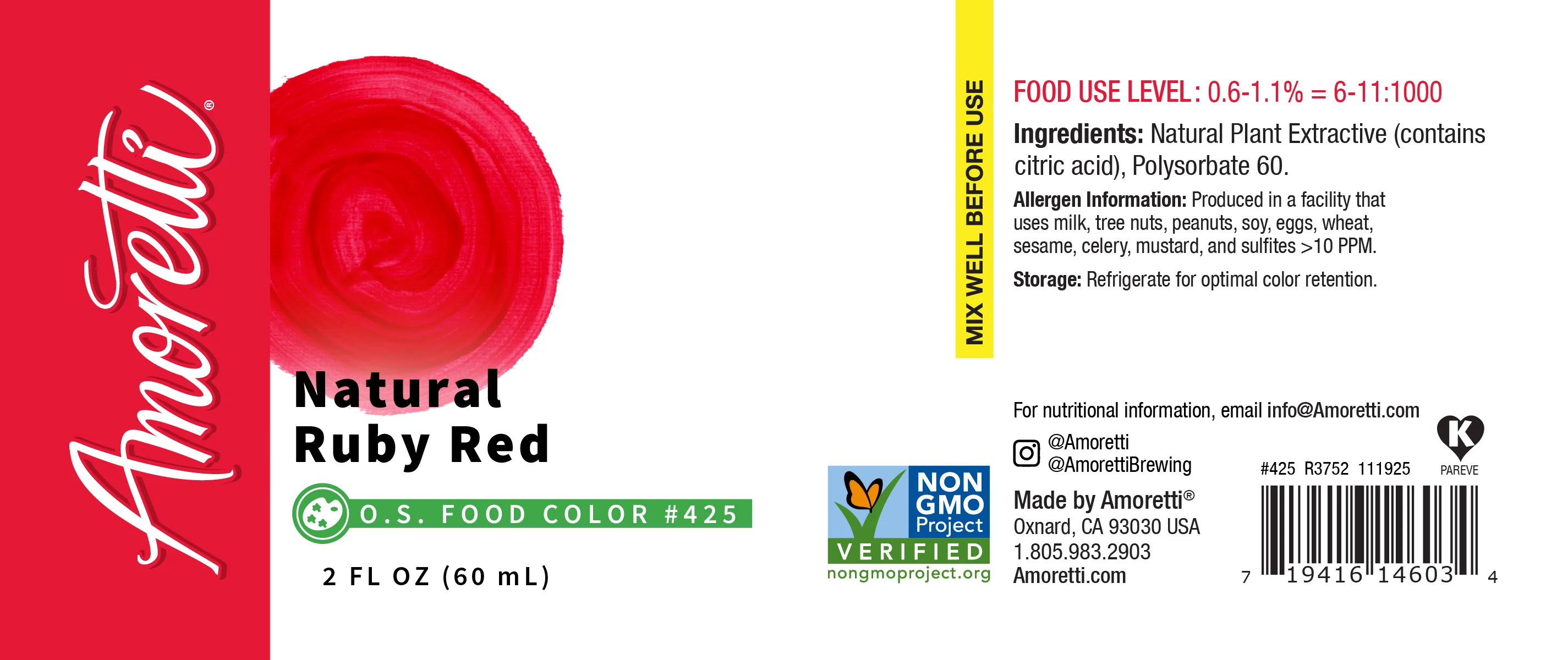 Natural Ruby Red Food Coloring Oil Soluble - Image 2