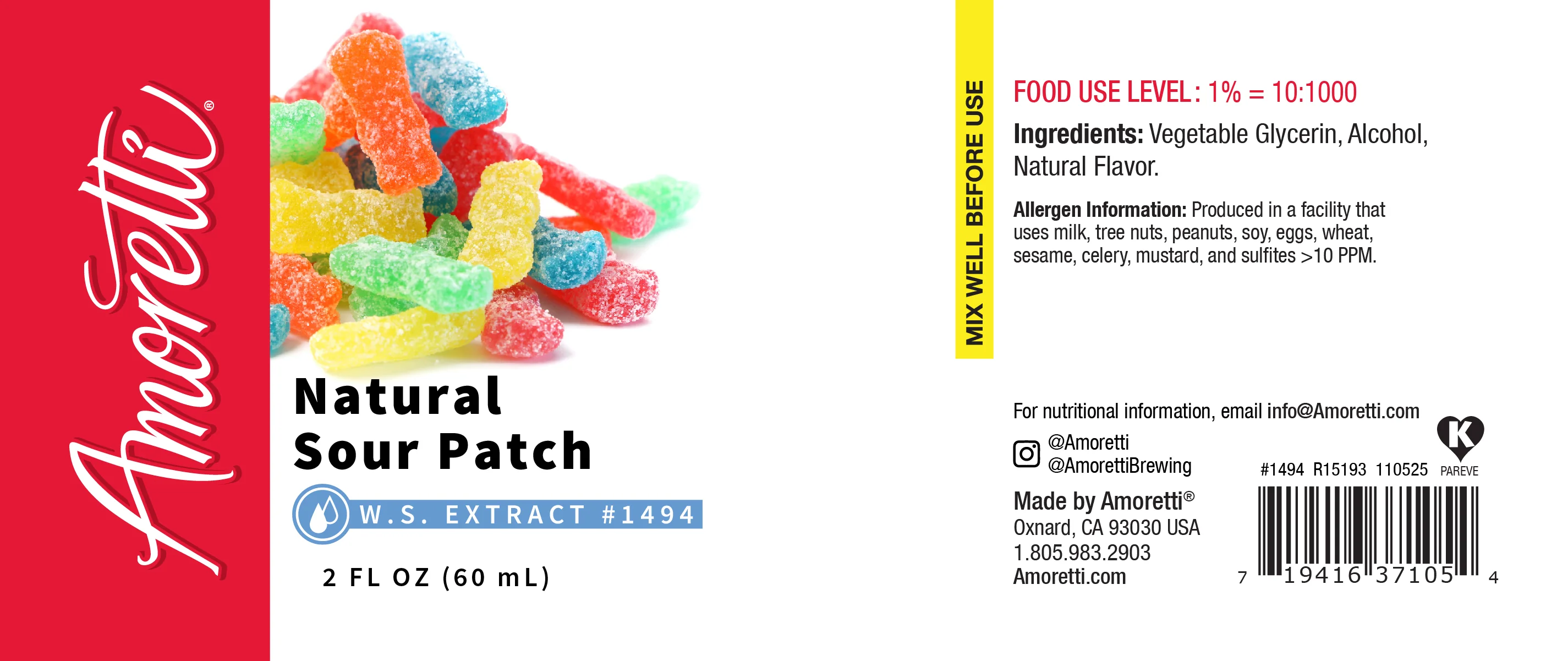 Natural Sour Patch Extract Water Soluble - Image 2
