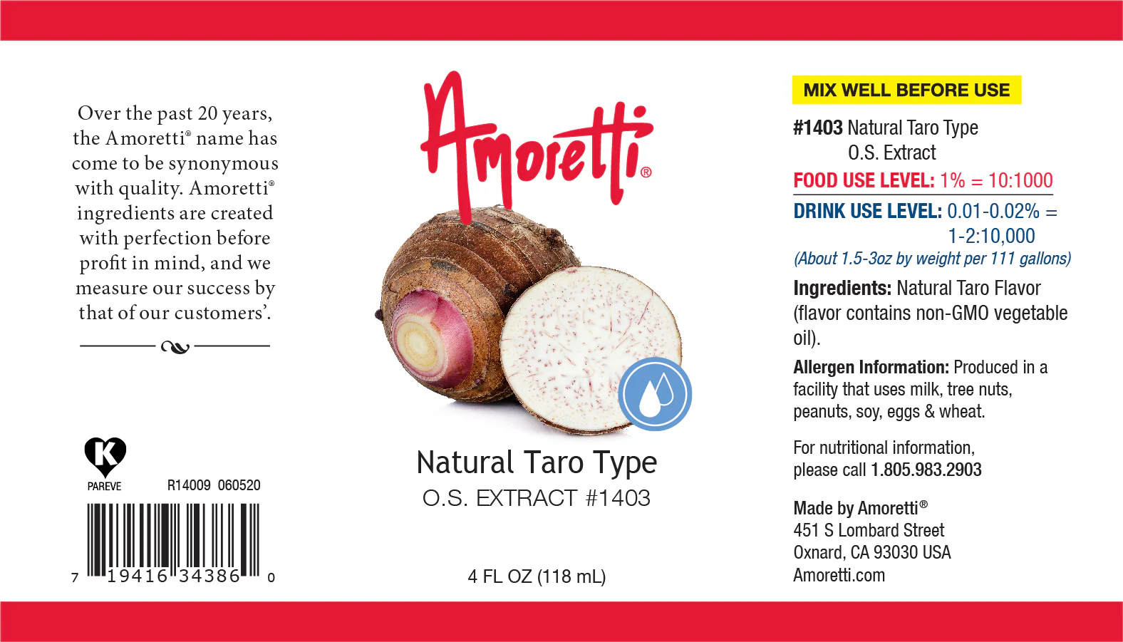 Natural Taro Type Extract Oil Soluble - Image 2