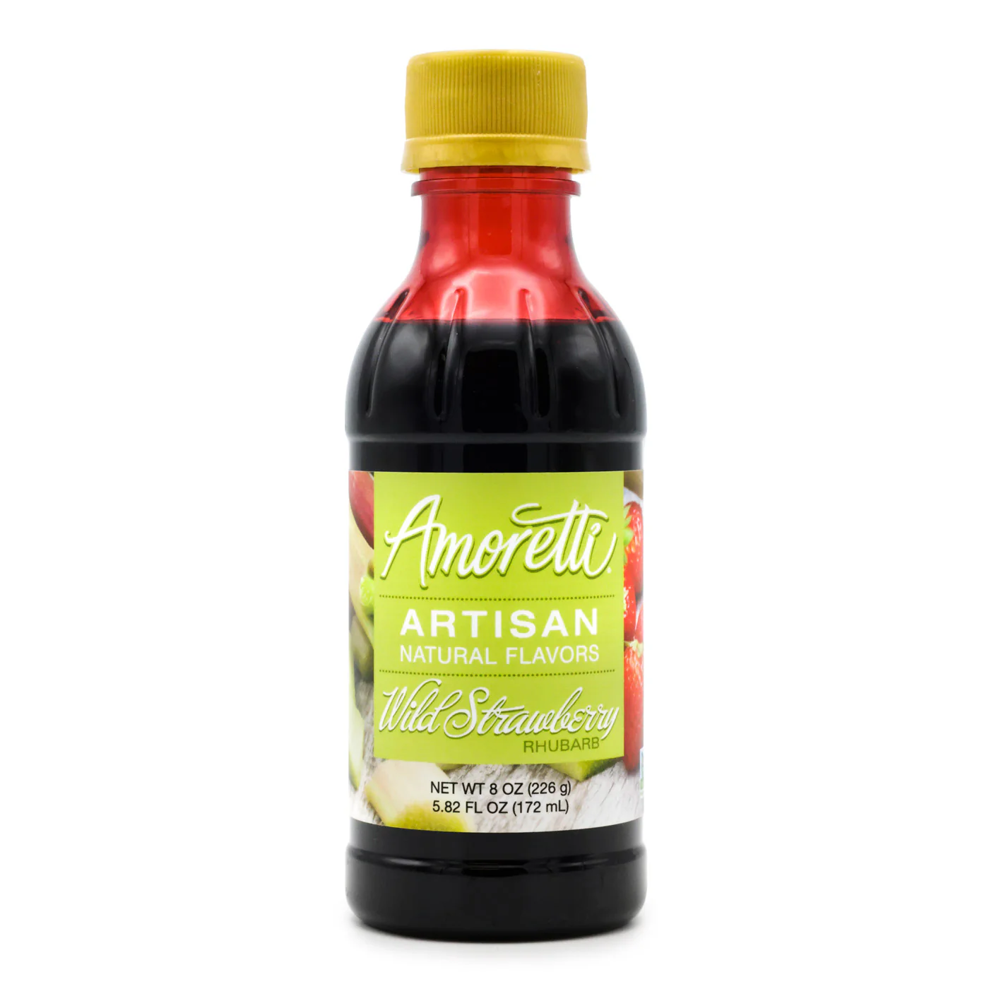 Natural Wild Strawberry Rhubarb Artisan Flavor
