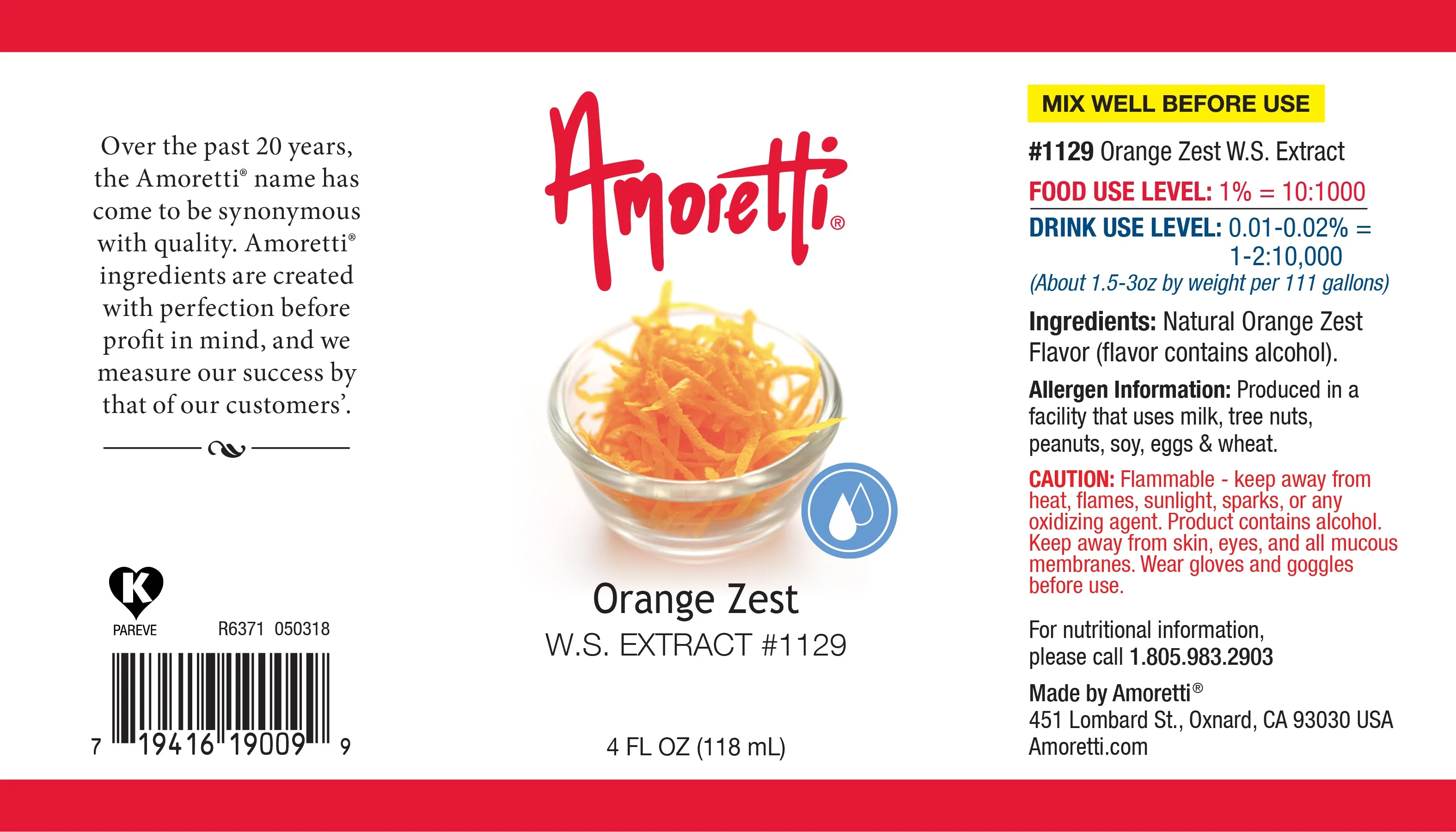 Orange Zest Extract Water Soluble - Image 2