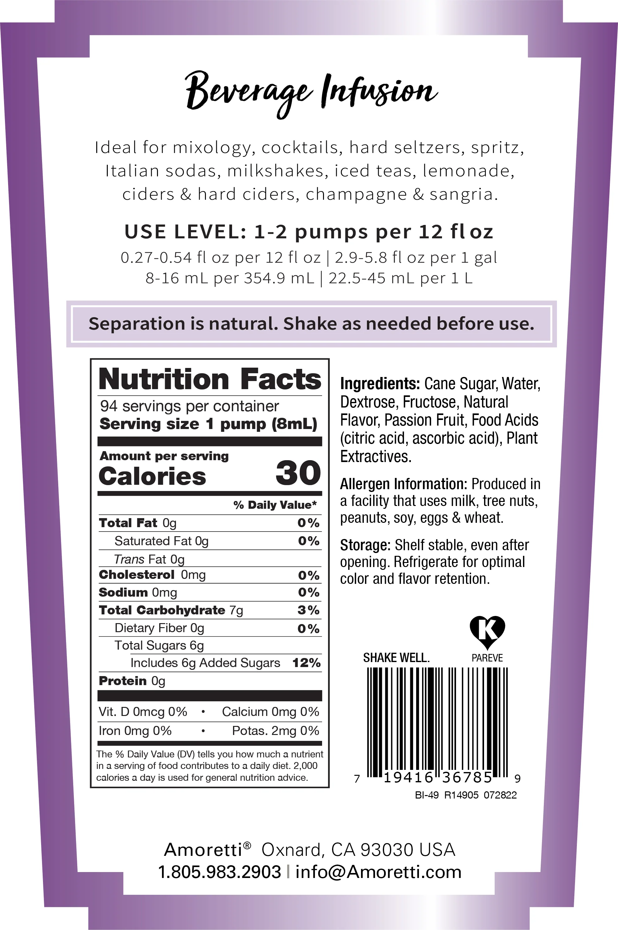 Passion Fruit Beverage Infusion - Image 2