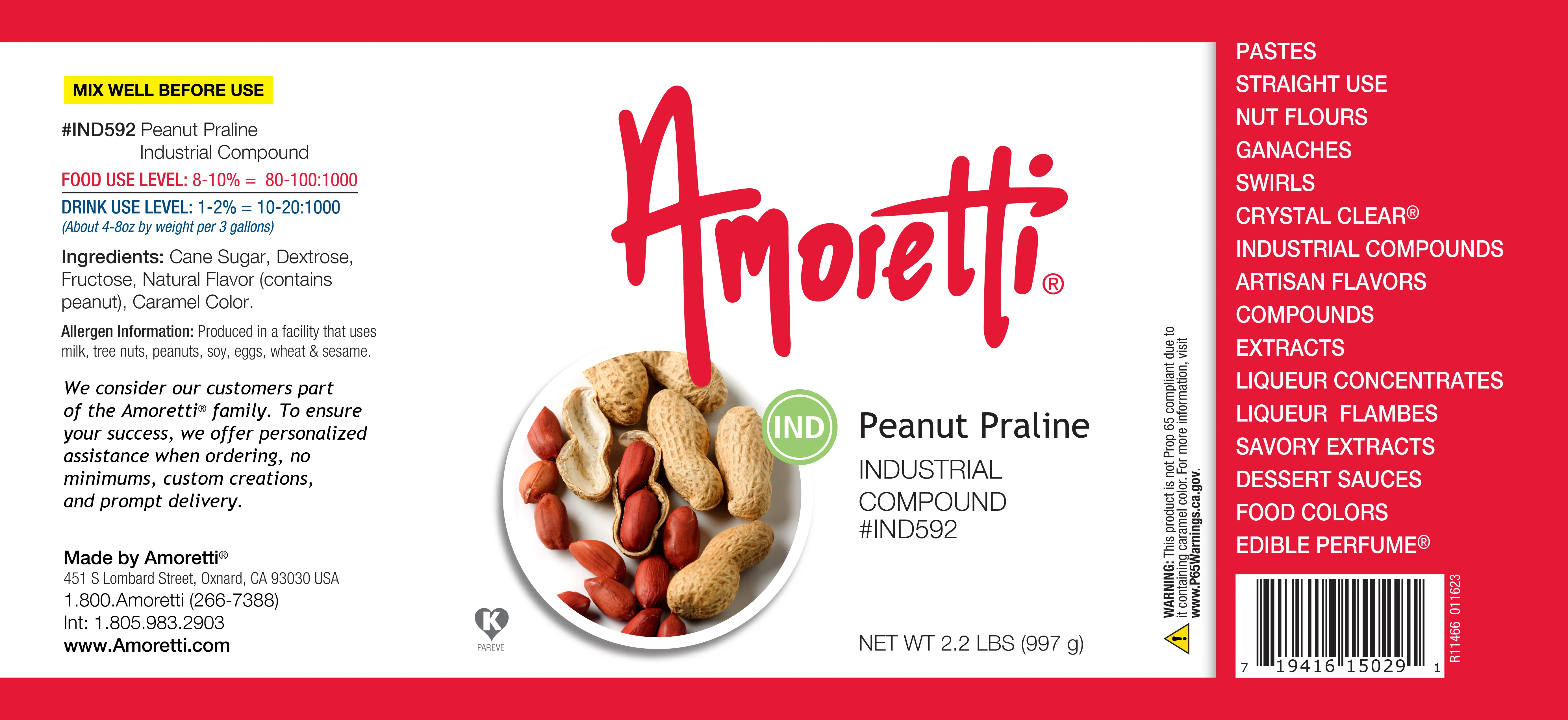 Peanut Praline Industrial Compound - Image 2