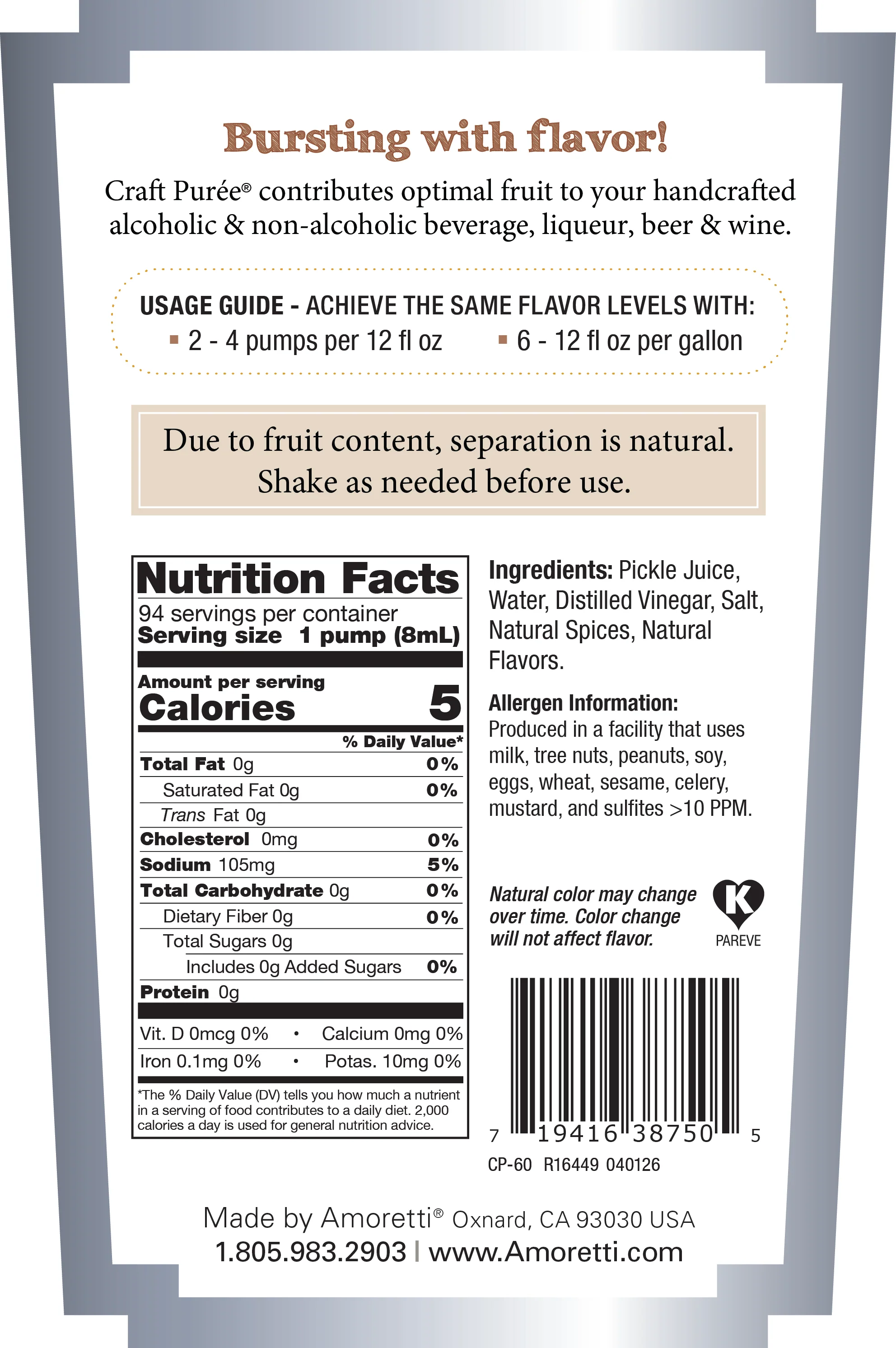 Pickle Juice Craft Puree® - Image 3