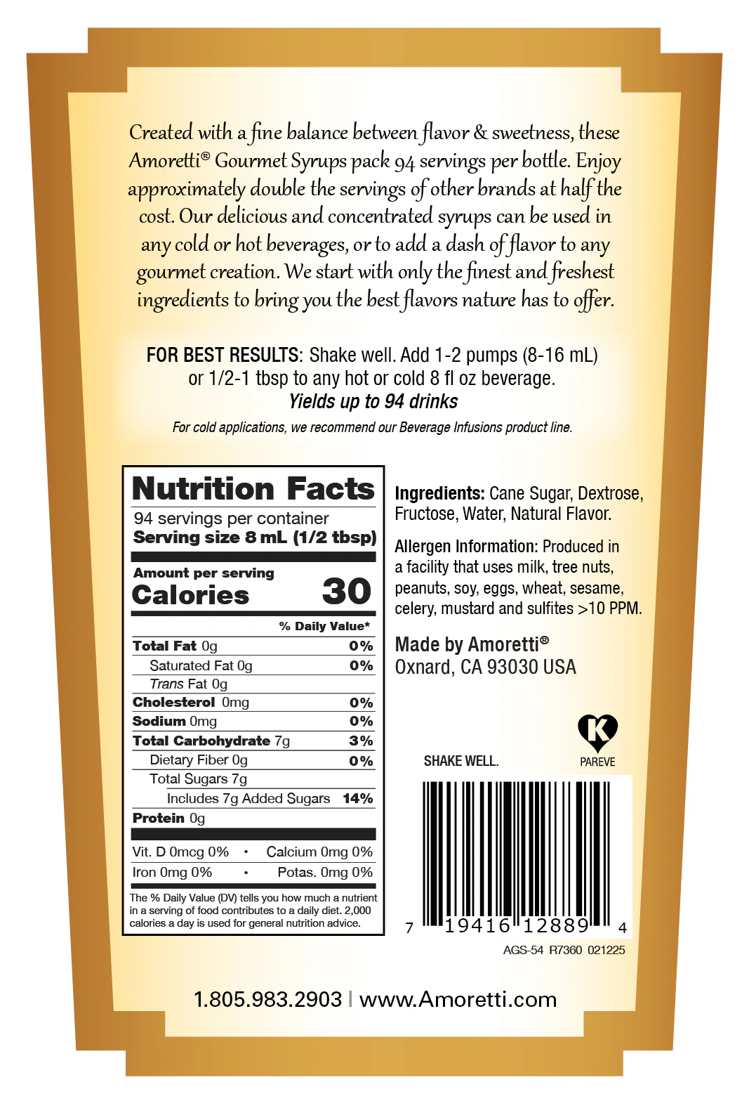 Pineapple Gourmet Syrup - Image 2