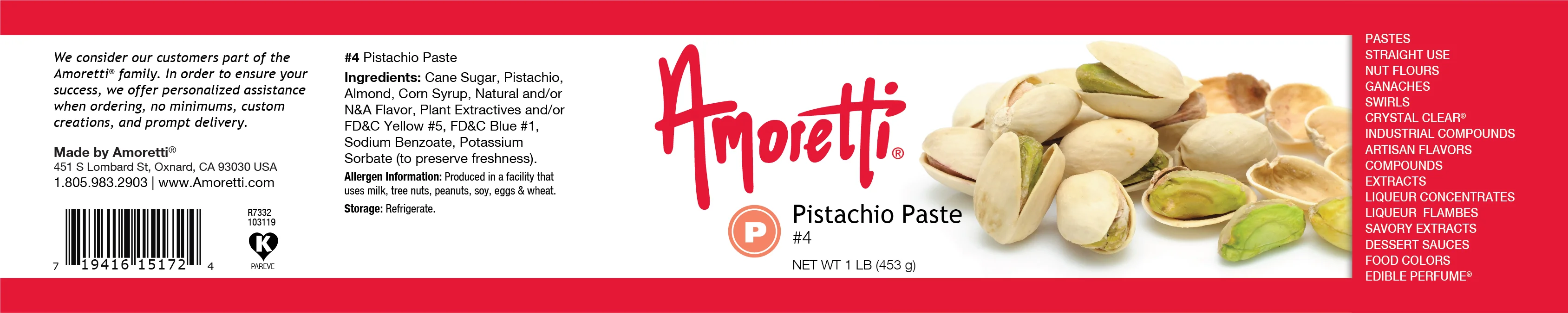 Pistachio Paste (refrigerate) - Image 2