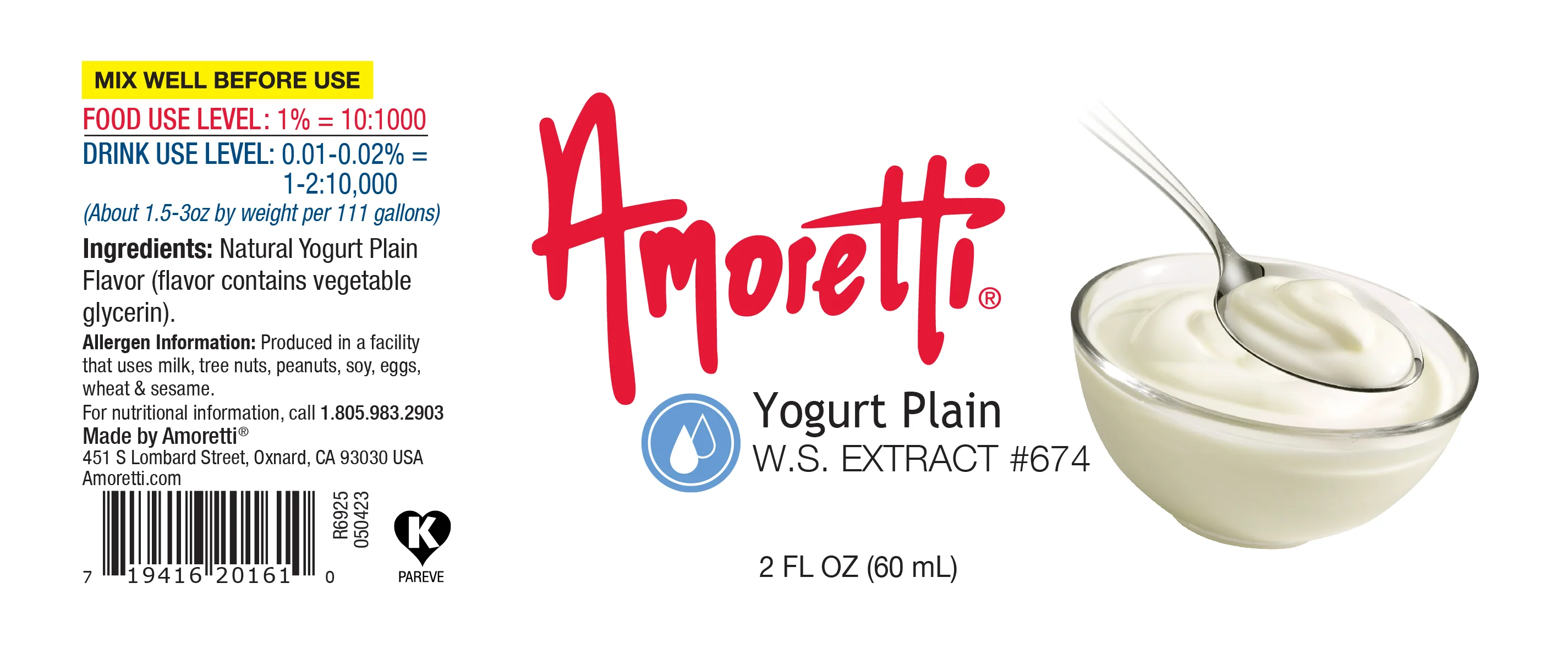 Yogurt Plain Extract Water Soluble - Image 2