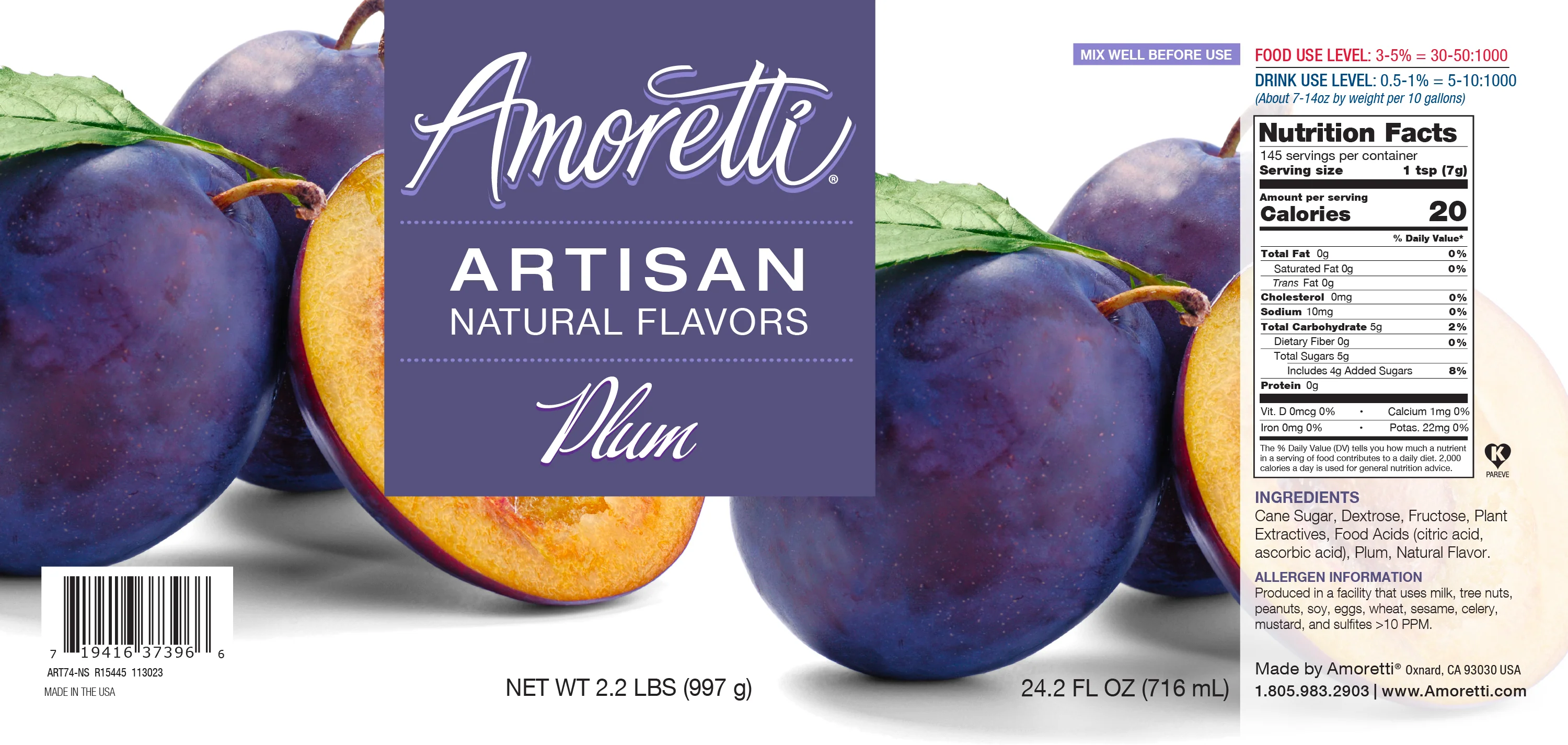 Natural Plum Artisan Flavor - Image 2