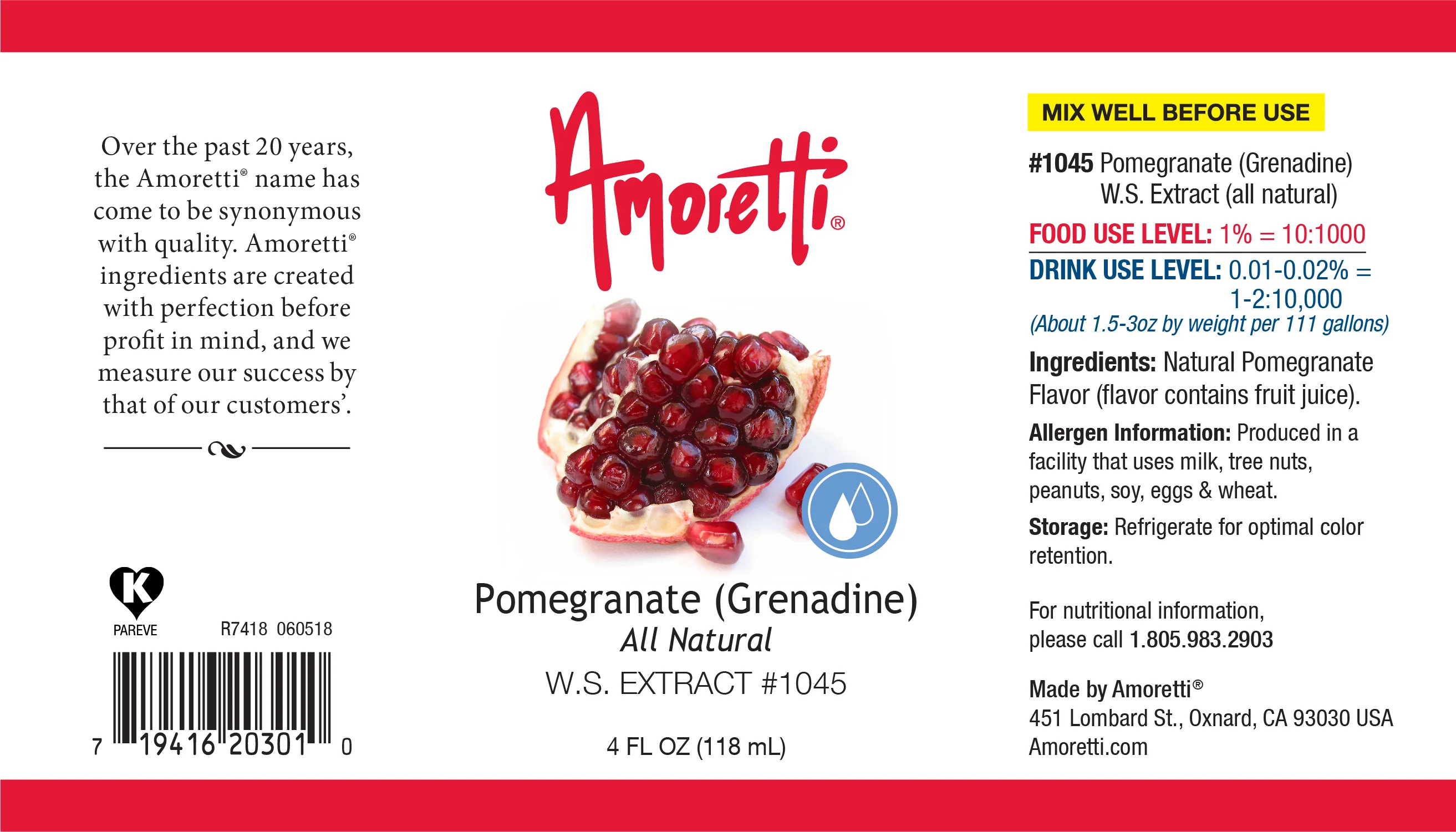 Pomegranate (Grenadine) Extract Water Soluble (all natural) - Image 2