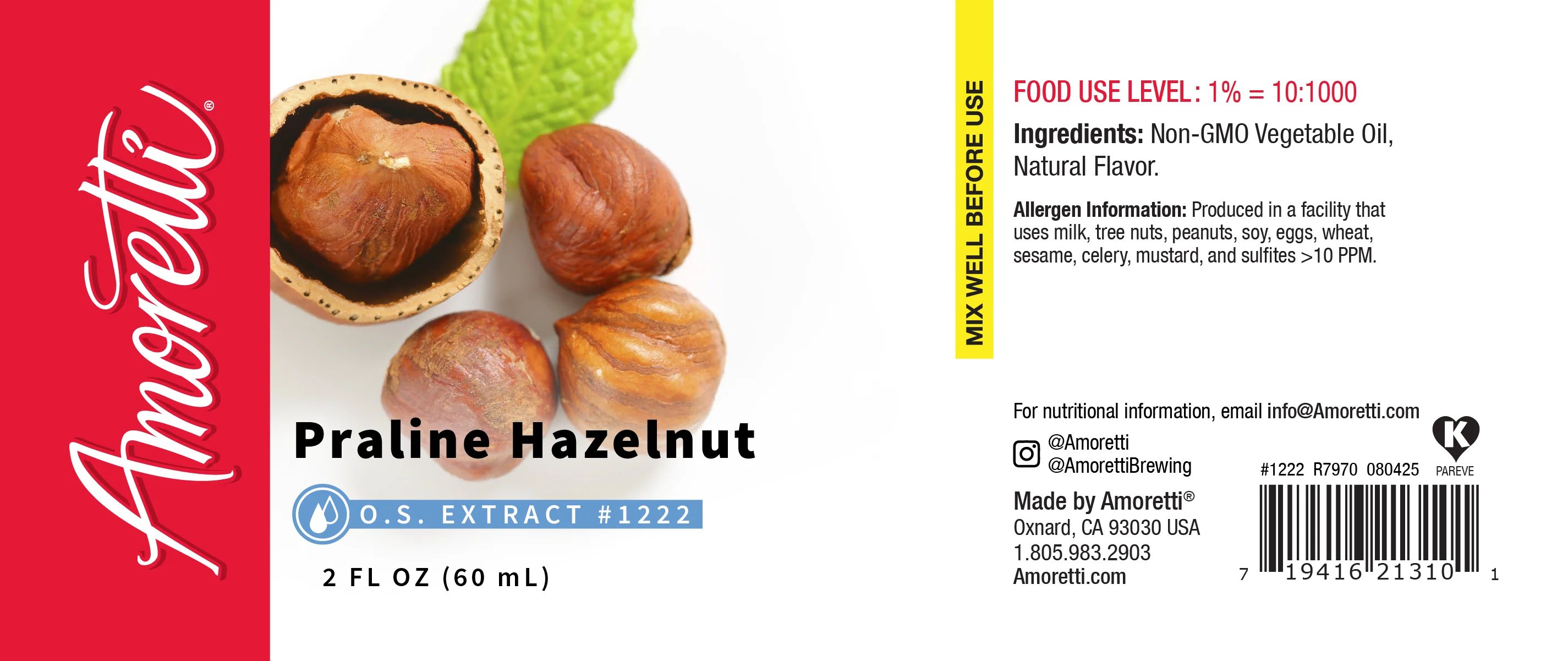 Praline Hazelnut Extract Oil Soluble - Image 2