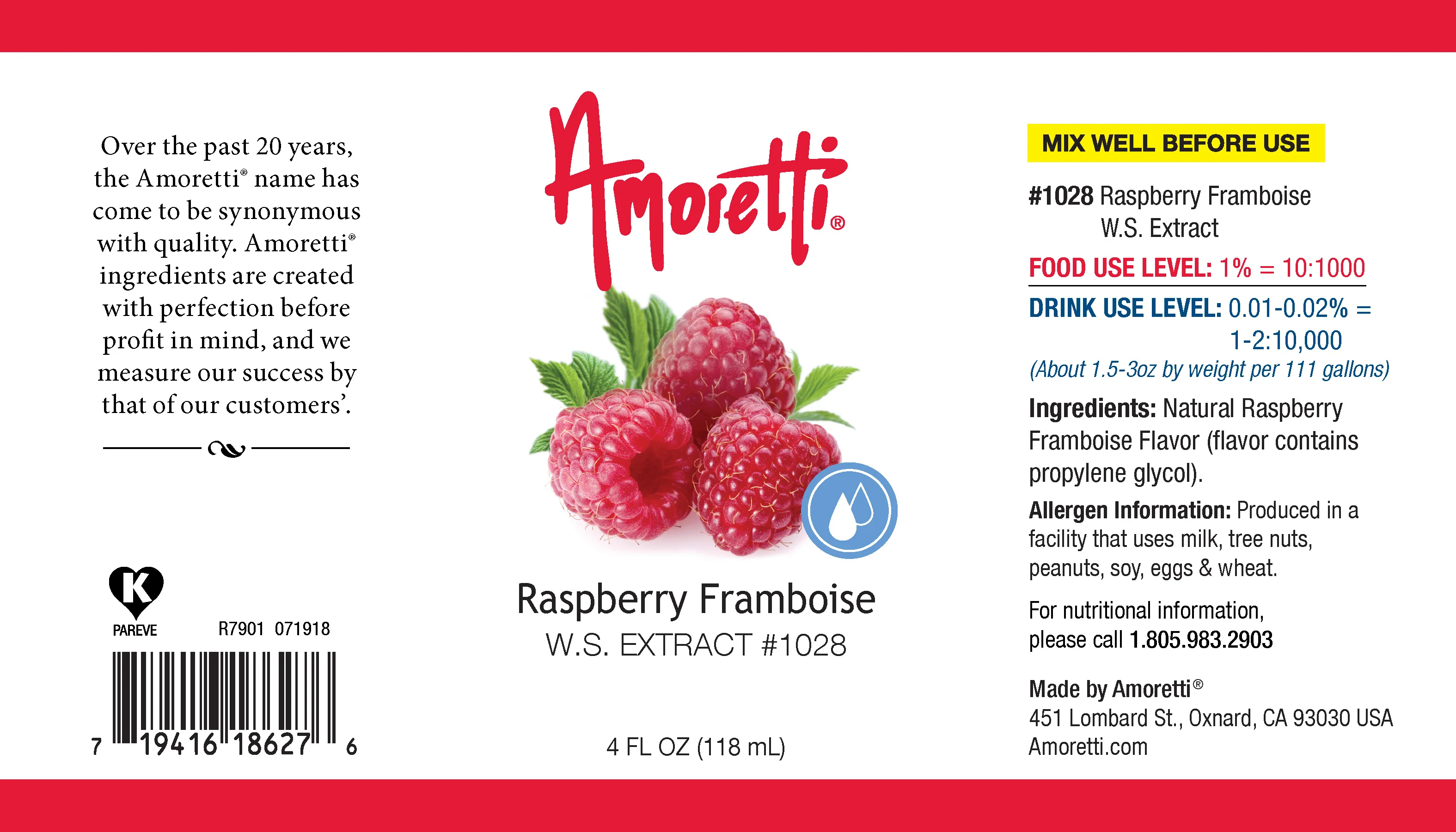 Raspberry Framboise Extract Water Soluble - Image 2