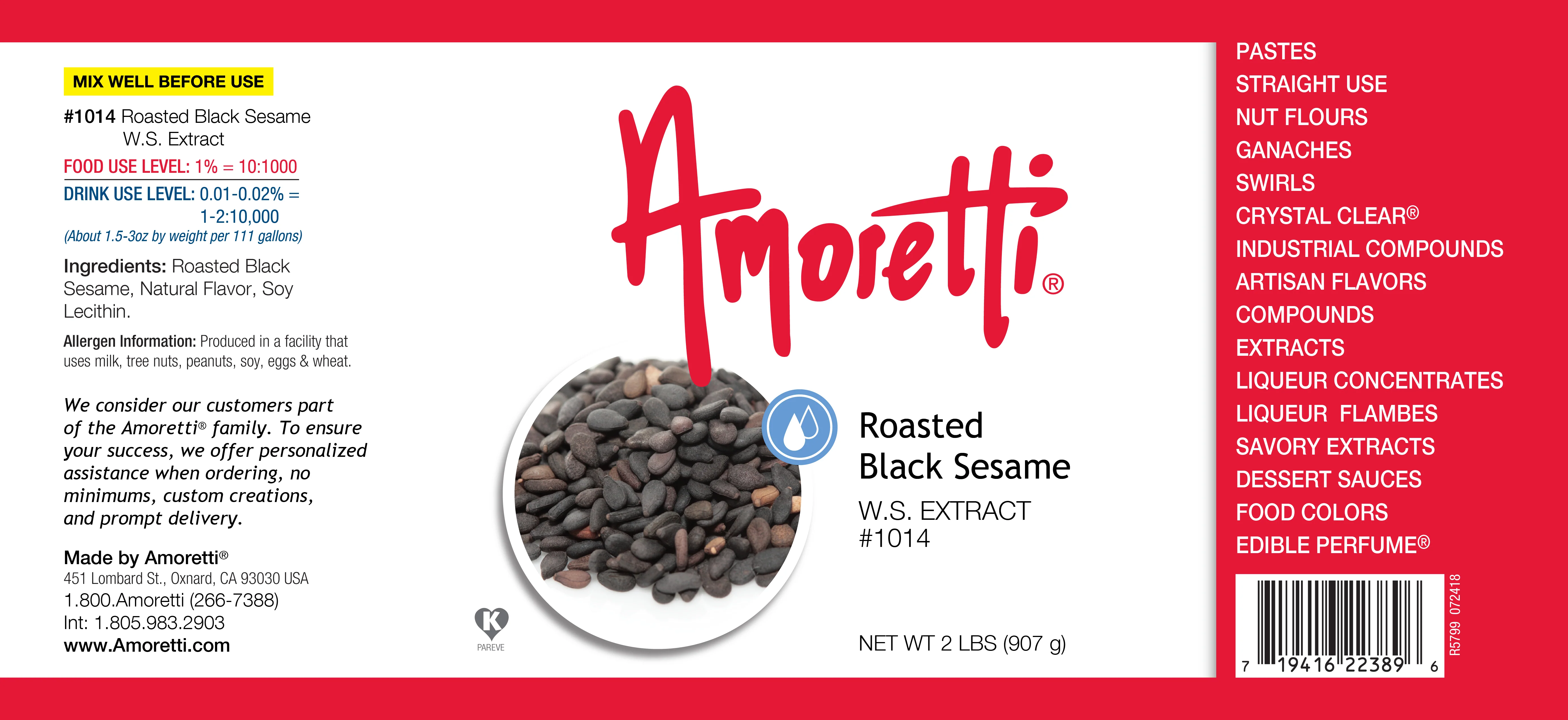 Roasted Black Sesame Extract Water Soluble - Image 2