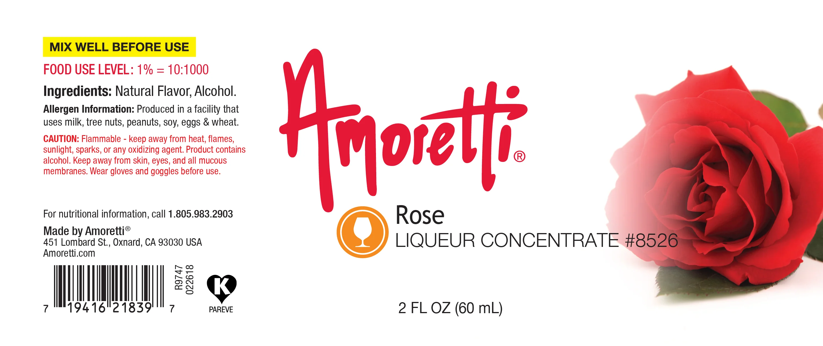 Rose Liqueur Concentrate - Image 2