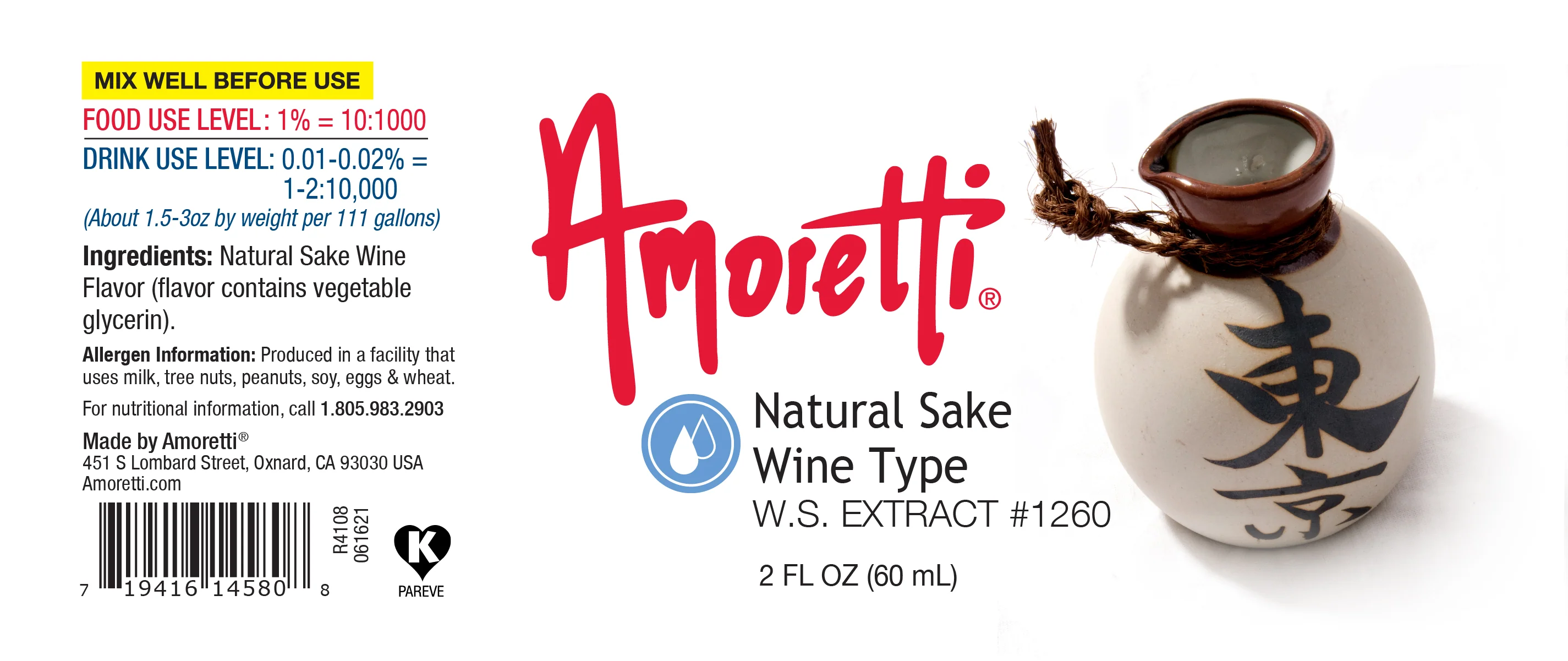 Natural Sake Wine Extract Water Soluble - Image 2
