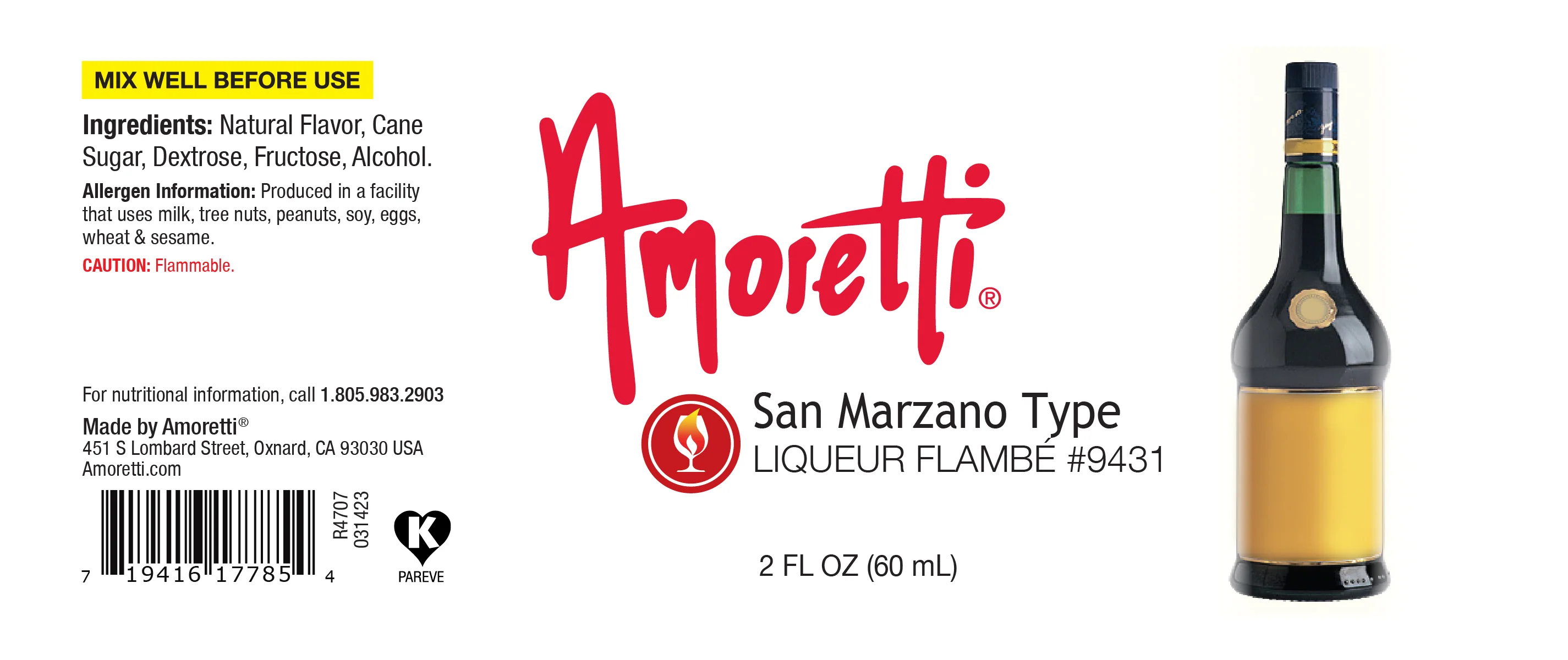 San Marzano Type Liqueur Flambe - Image 2