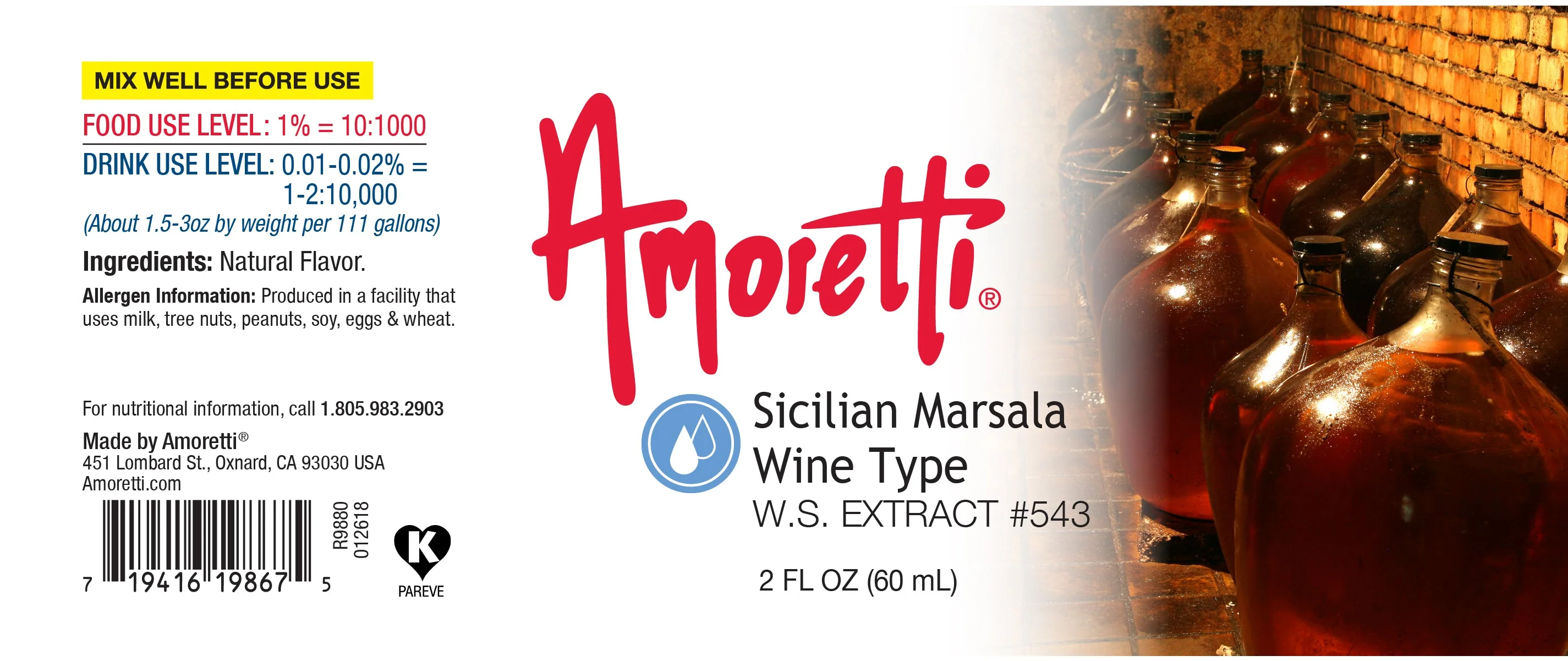Sicilian Marsala Wine Type Extract Water Soluble - Image 2