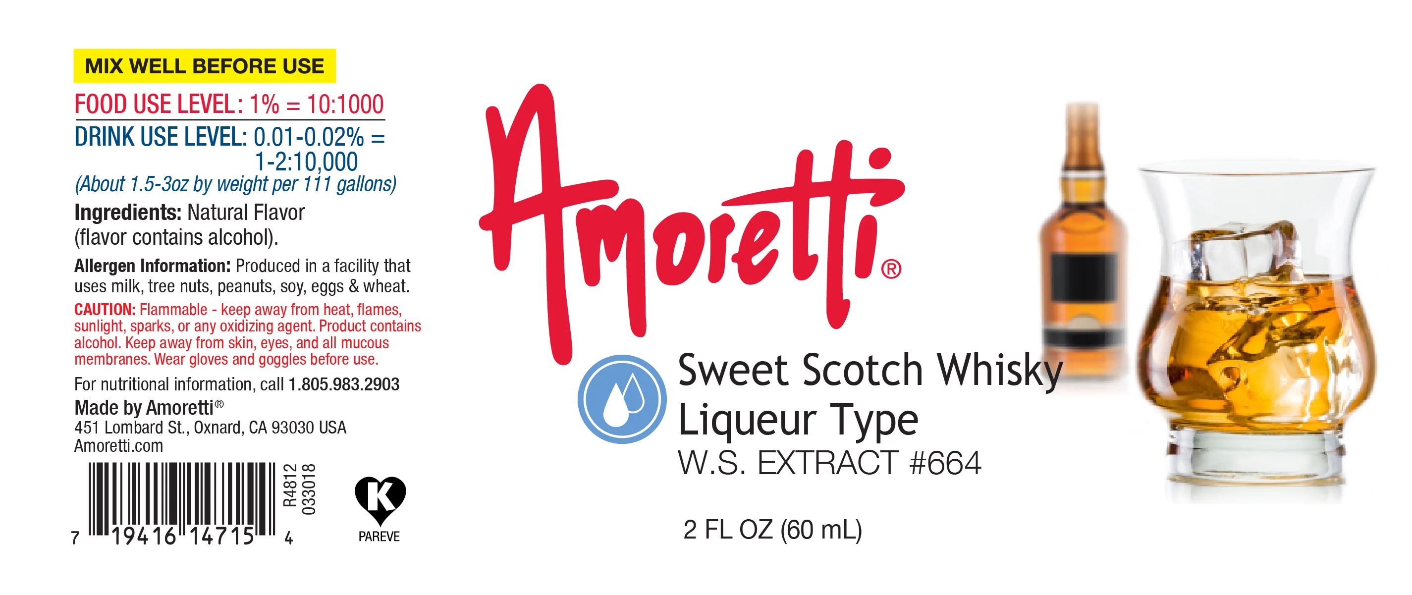 Sweet Scotch Whisky Liqueur Type Extract Water Soluble - Image 2