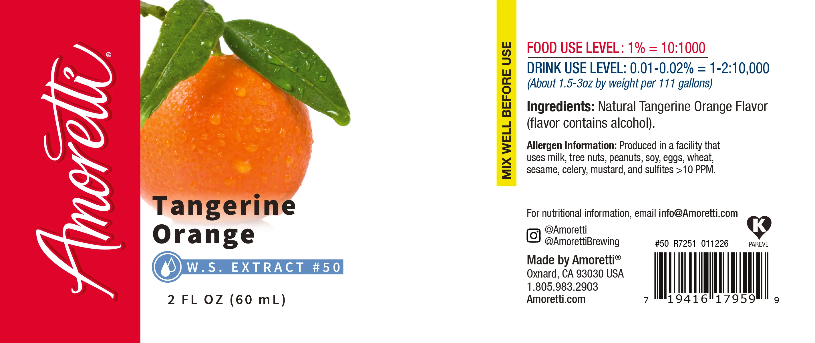 Tangerine Orange Extract Water Soluble - Image 2