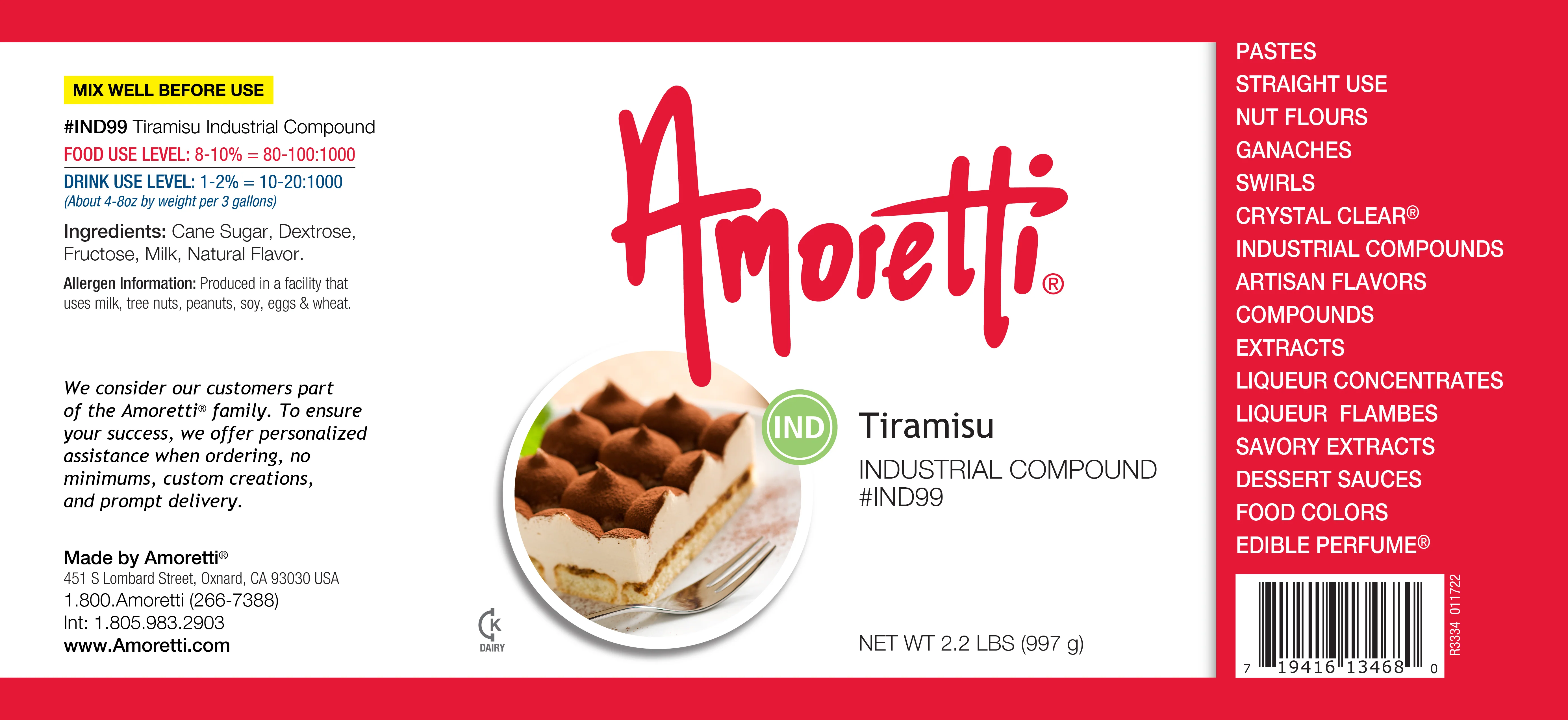 Tiramisu Industrial Compound - Image 2