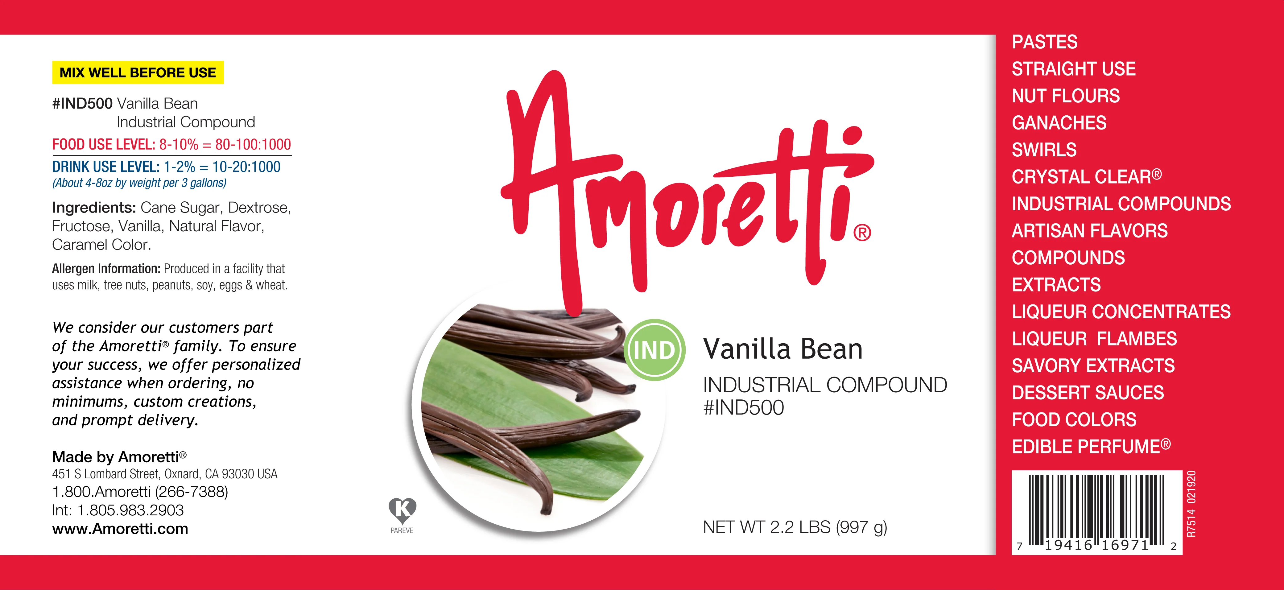 Vanilla Bean Industrial Compound - Image 3